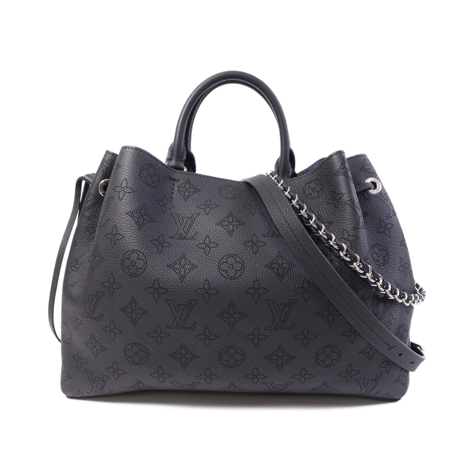 LOUIS VUITTON Mahina Bella Tote銀扣手挽肩背兩用袋