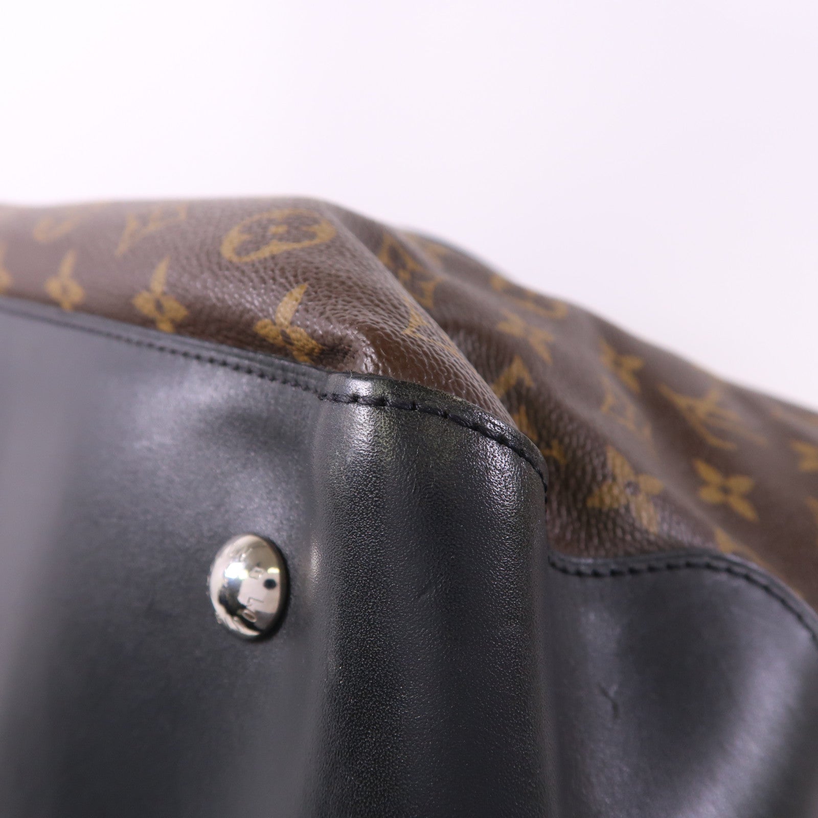 LOUIS VUITTON Monogram Greenwich銀扣手挽肩背兩用袋