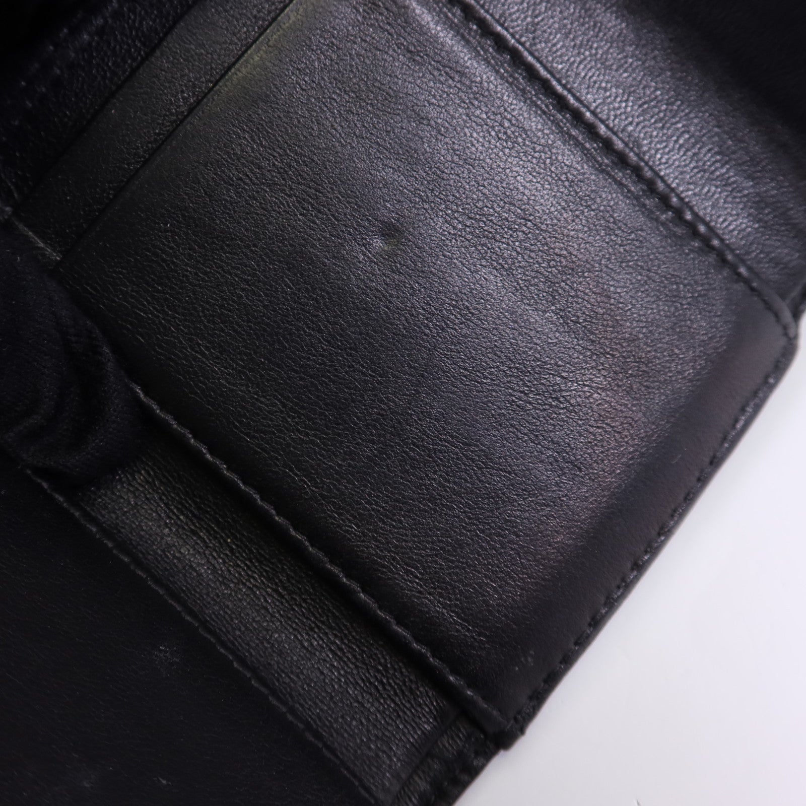 CHANEL 【激減優惠】羊皮皮革Wallet金扣錢包