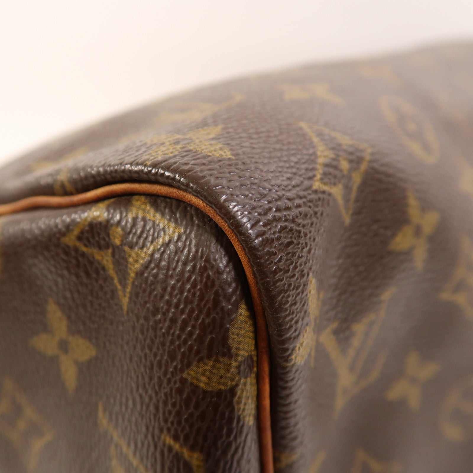 LOUIS VUITTON Monogram Speedy 30金扣手挽袋