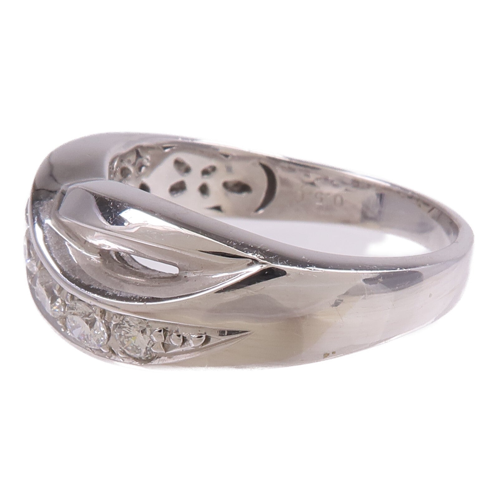 JEWELRY PT1000鉑金Diamond Ring鑽石戒指US#8.25