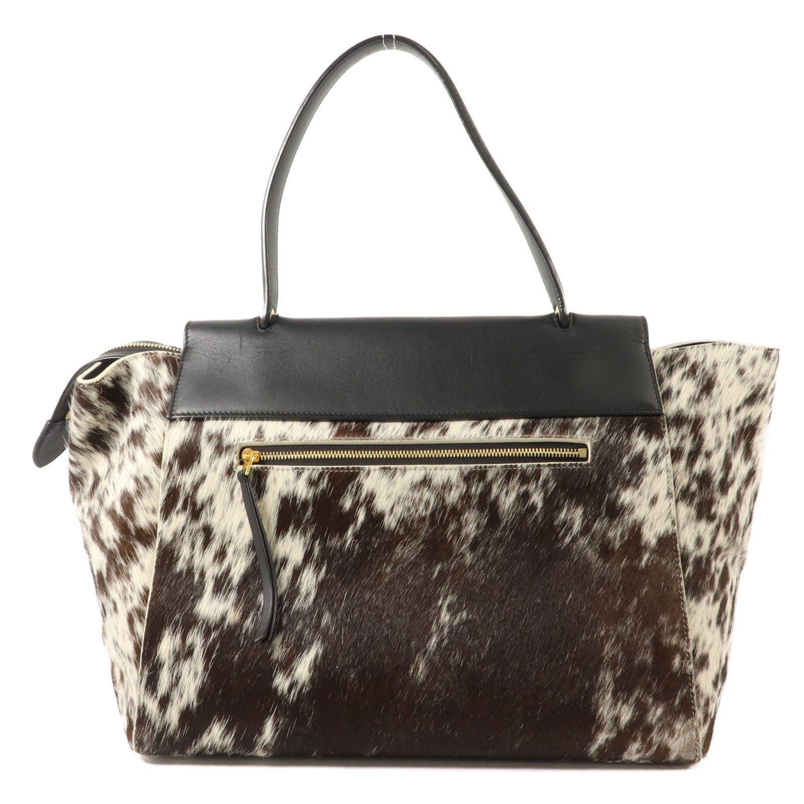 CELINE 牛皮皮革/馬毛Mirco Belt Bag肩背袋