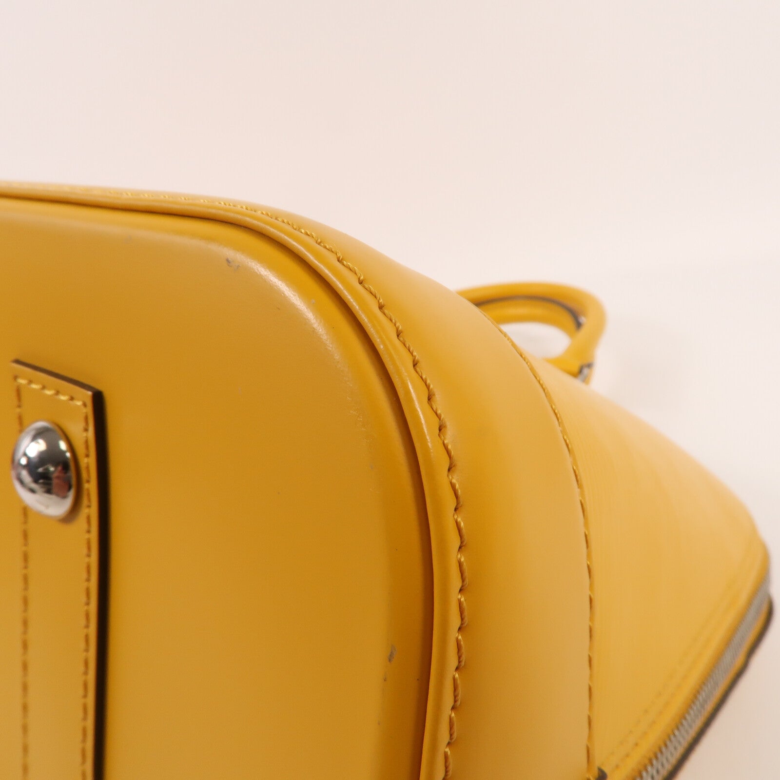 LOUIS VUITTON Epi銀金扣Hand Bag手挽袋