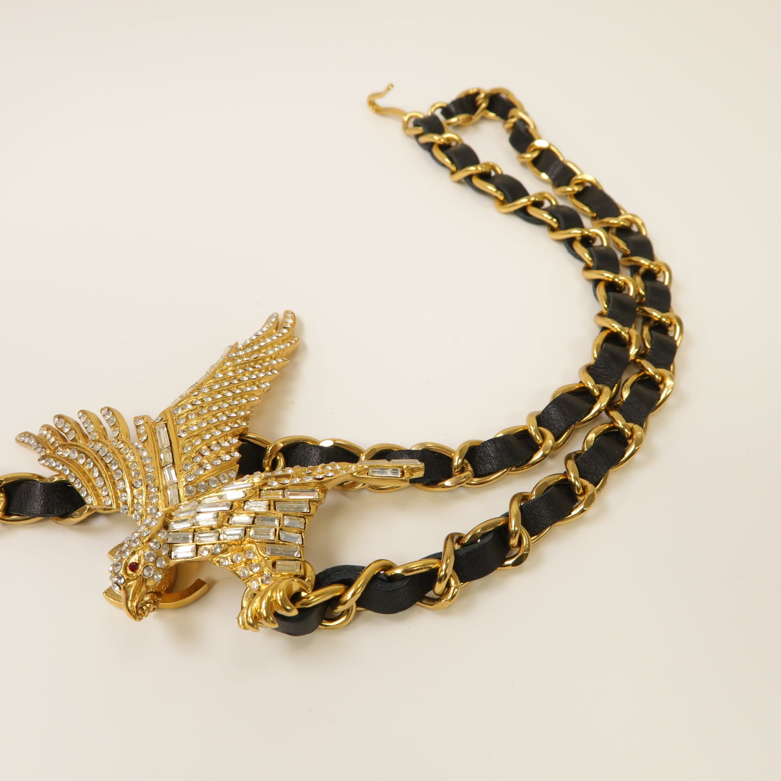 CHANEL 金屬Chain Belt腰帶黒色/金色