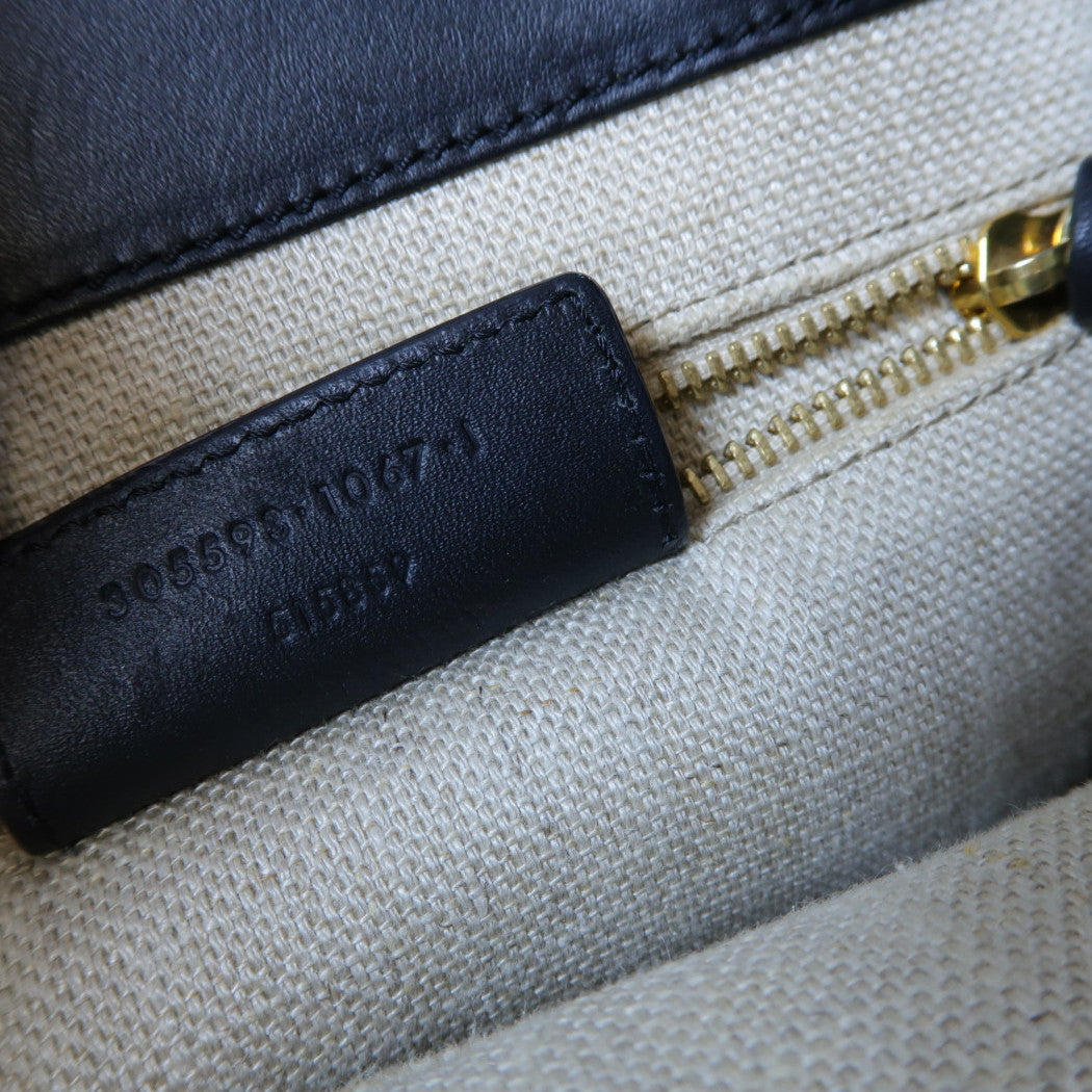 BALENCIAGA 【激減優惠】蛇皮皮革/牛皮皮革2 Way Shoulder Bag金扣手挽肩背兩用袋紅色/黑色