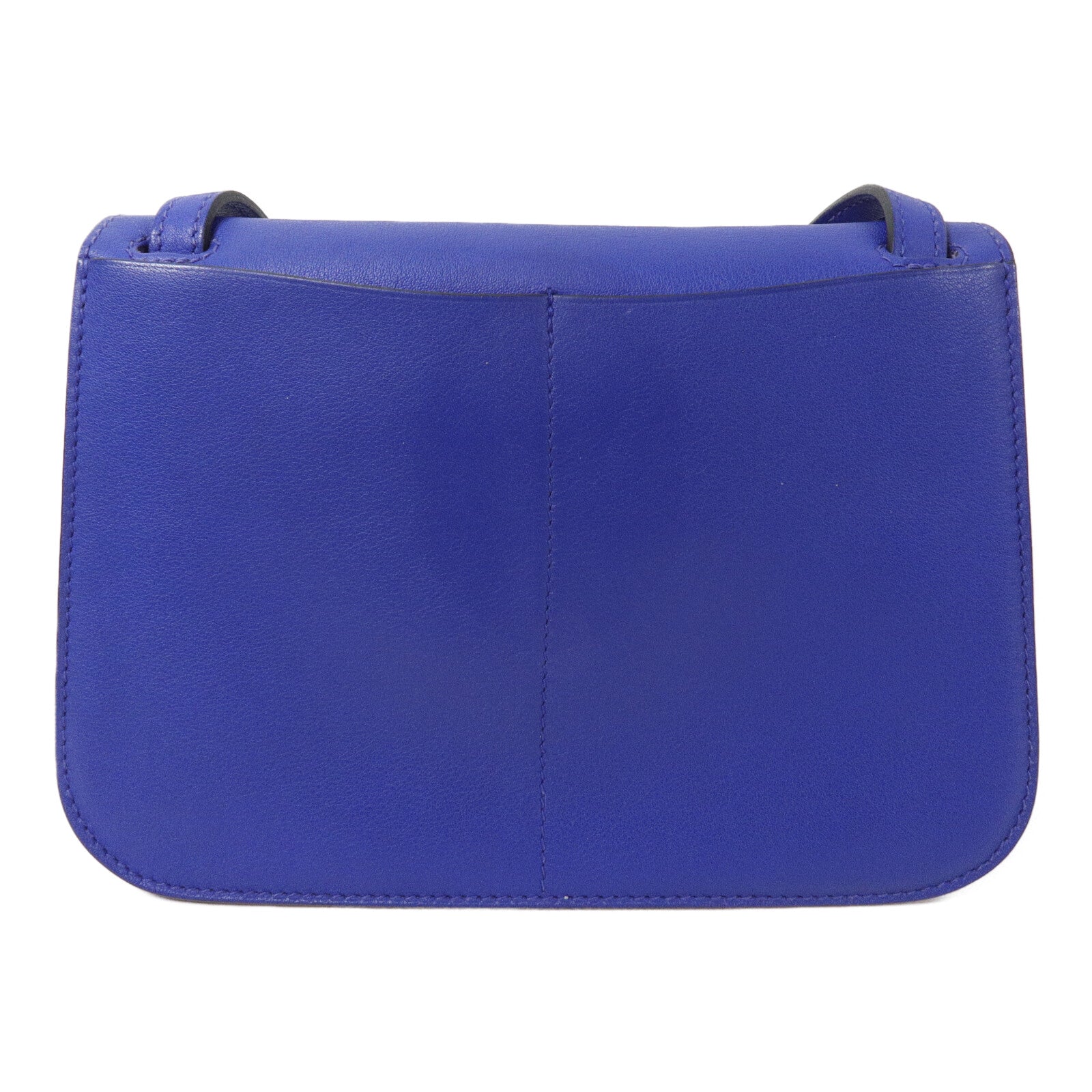 HERMES Swift皮革Mini Halzan手挽肩背兩用袋Electric Blue