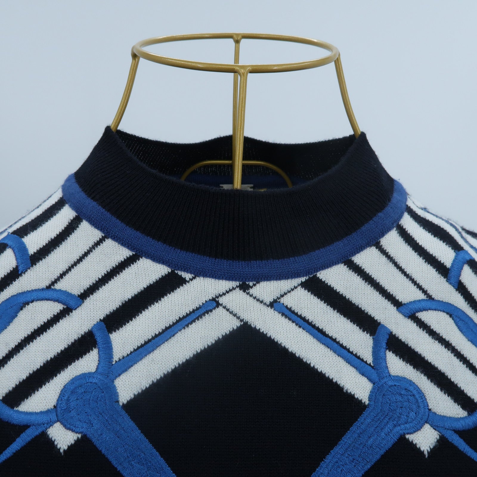 HERMES Wool Mors a Jouets Chemise Sweater針織