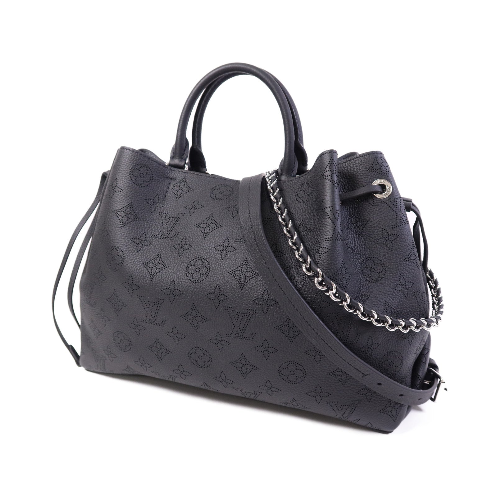 LOUIS VUITTON Mahina Bella Tote銀扣手挽肩背兩用袋