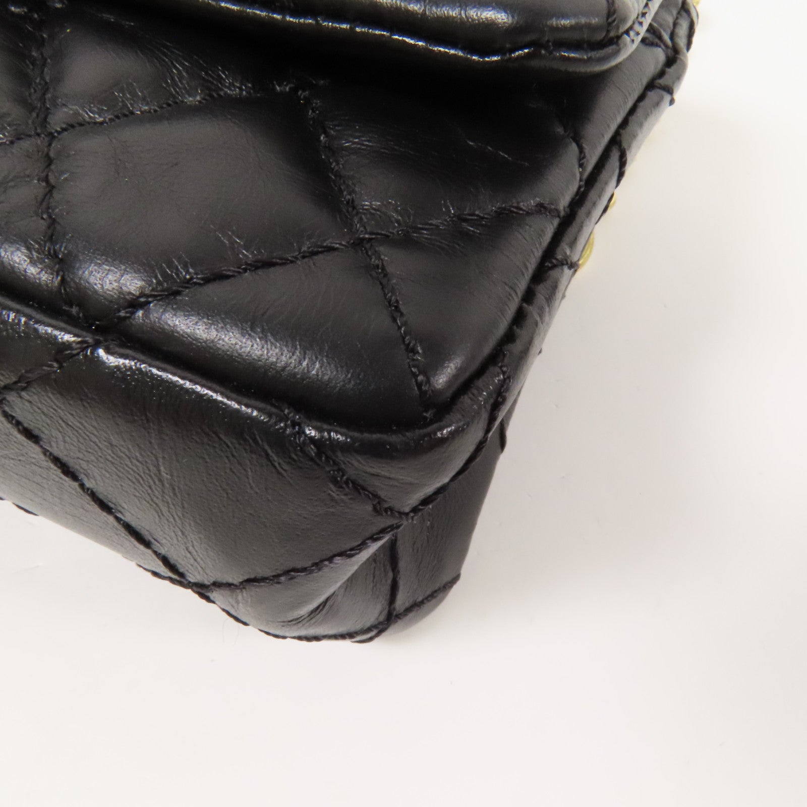 CHANEL 牛皮皮革2.55 Waist Bag金扣腰包