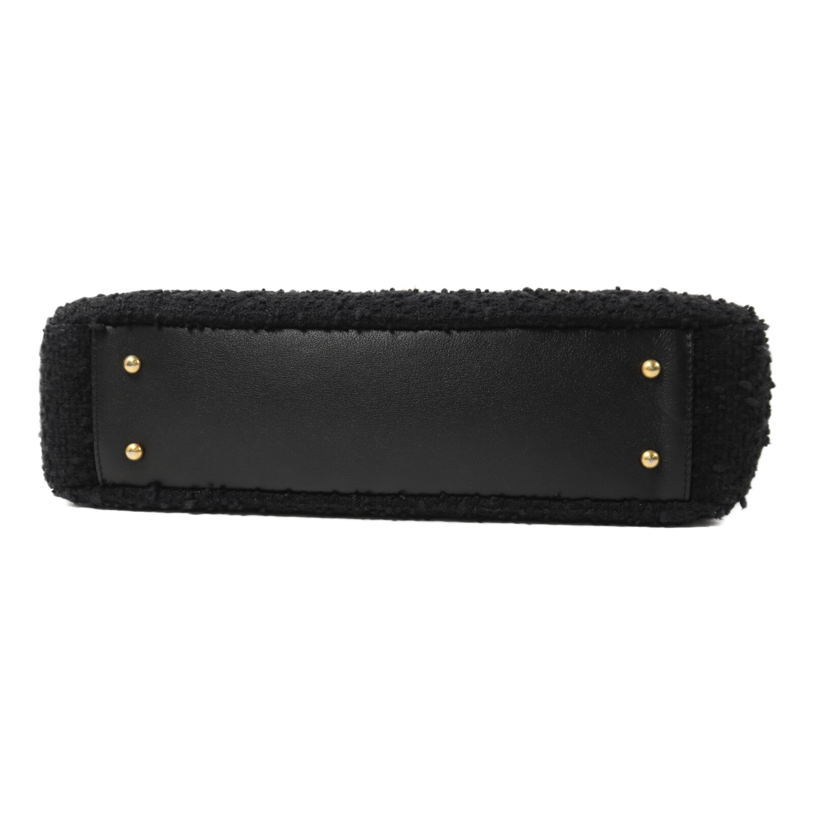 CHANEL 羊皮皮革/Tweed Chain Shoulder Bag鏈帶手挽肩背兩用袋