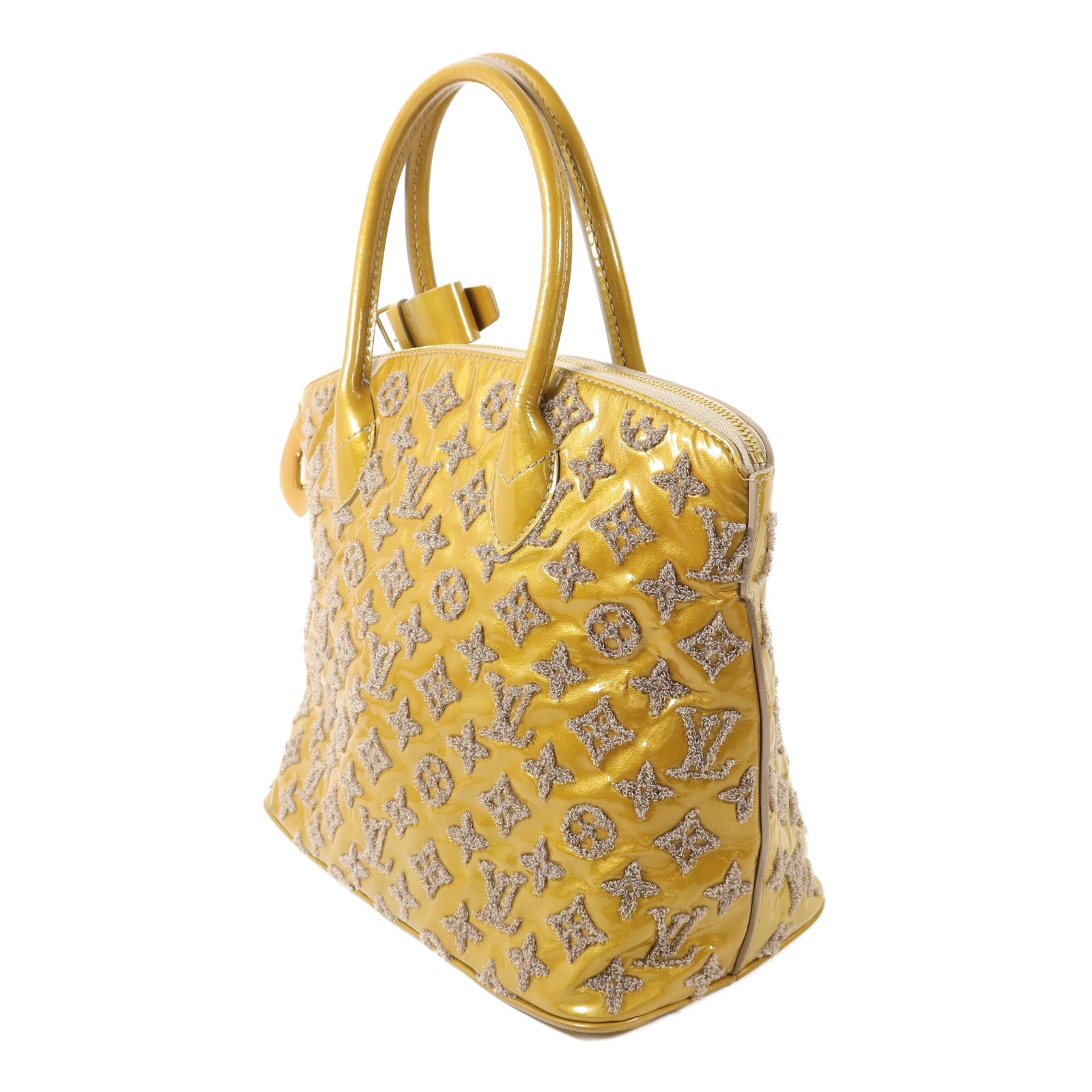 LOUIS VUITTON Monogram Fascination Lockit金扣手挽袋