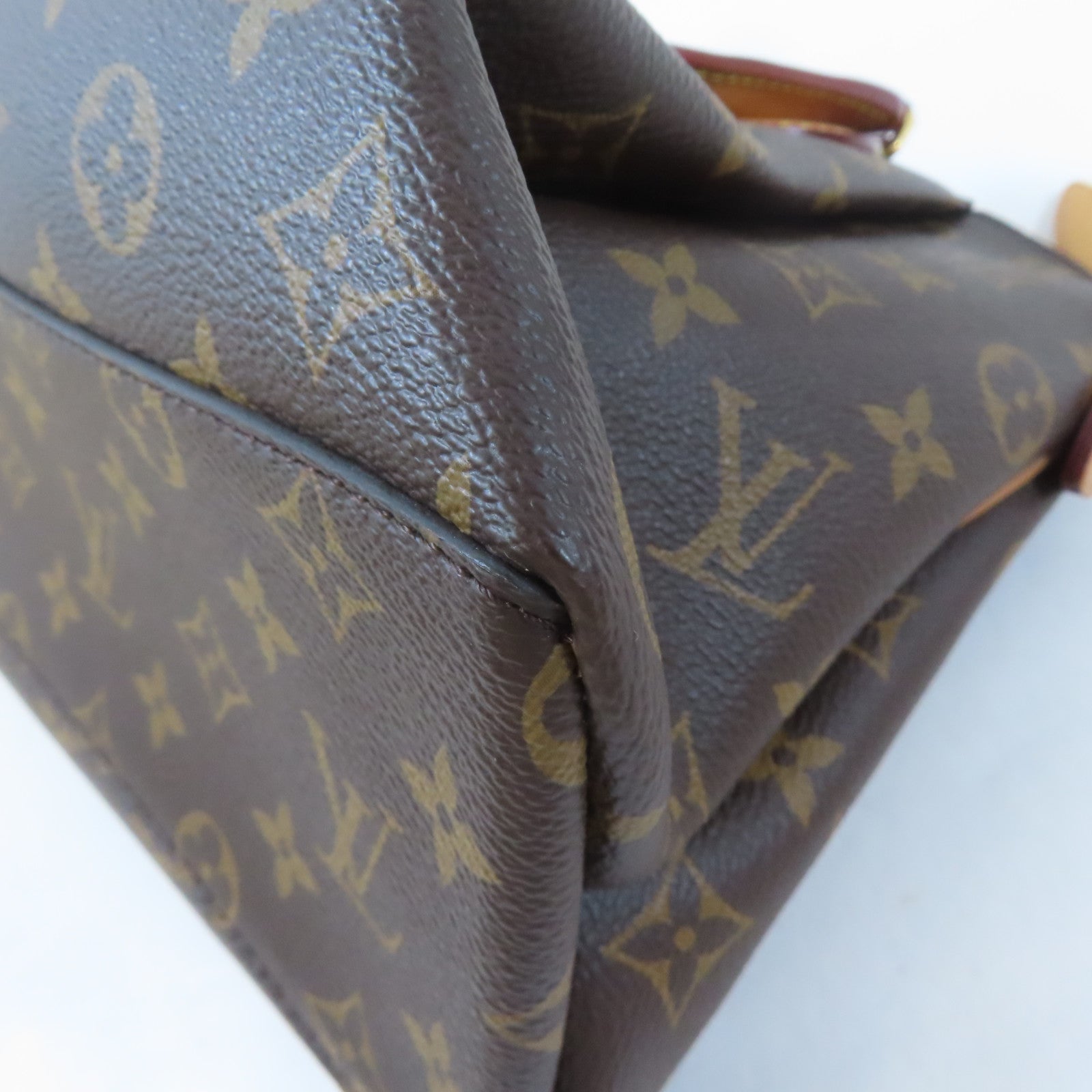 LOUIS VUITTON 【激減優惠】Monogram Rivoli PM金扣手挽肩背兩用袋棕色