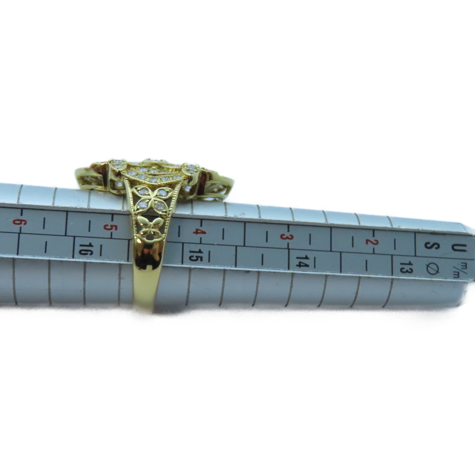 JEWELRY 【激減優惠】18K黃金Diamond Ring 1.00ct鑽石戒指US#4.5