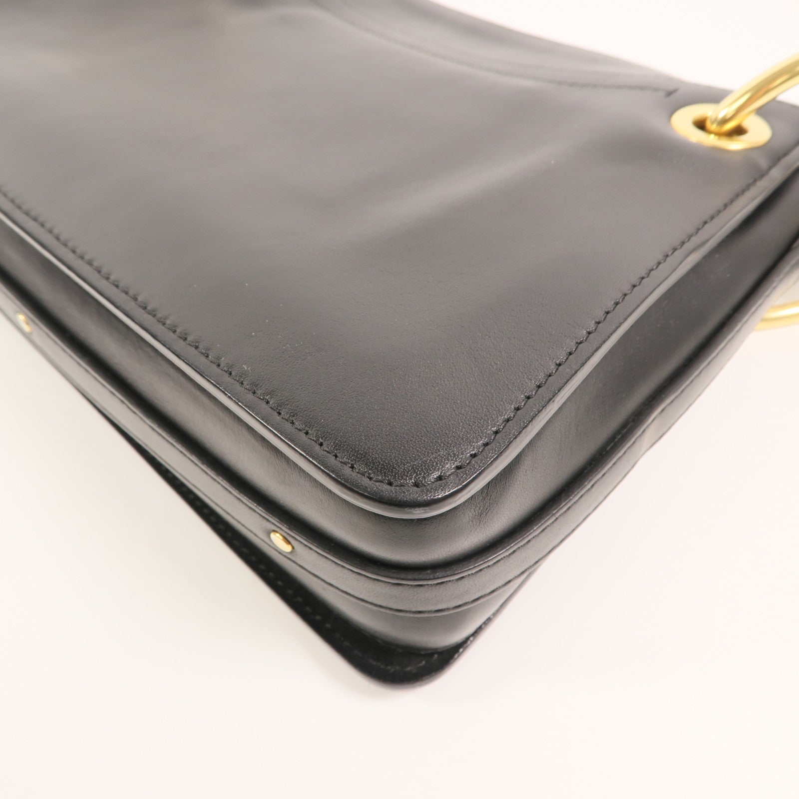 Chloe 麂皮/牛皮皮革Roy Satchel Bag手挽肩背兩用袋