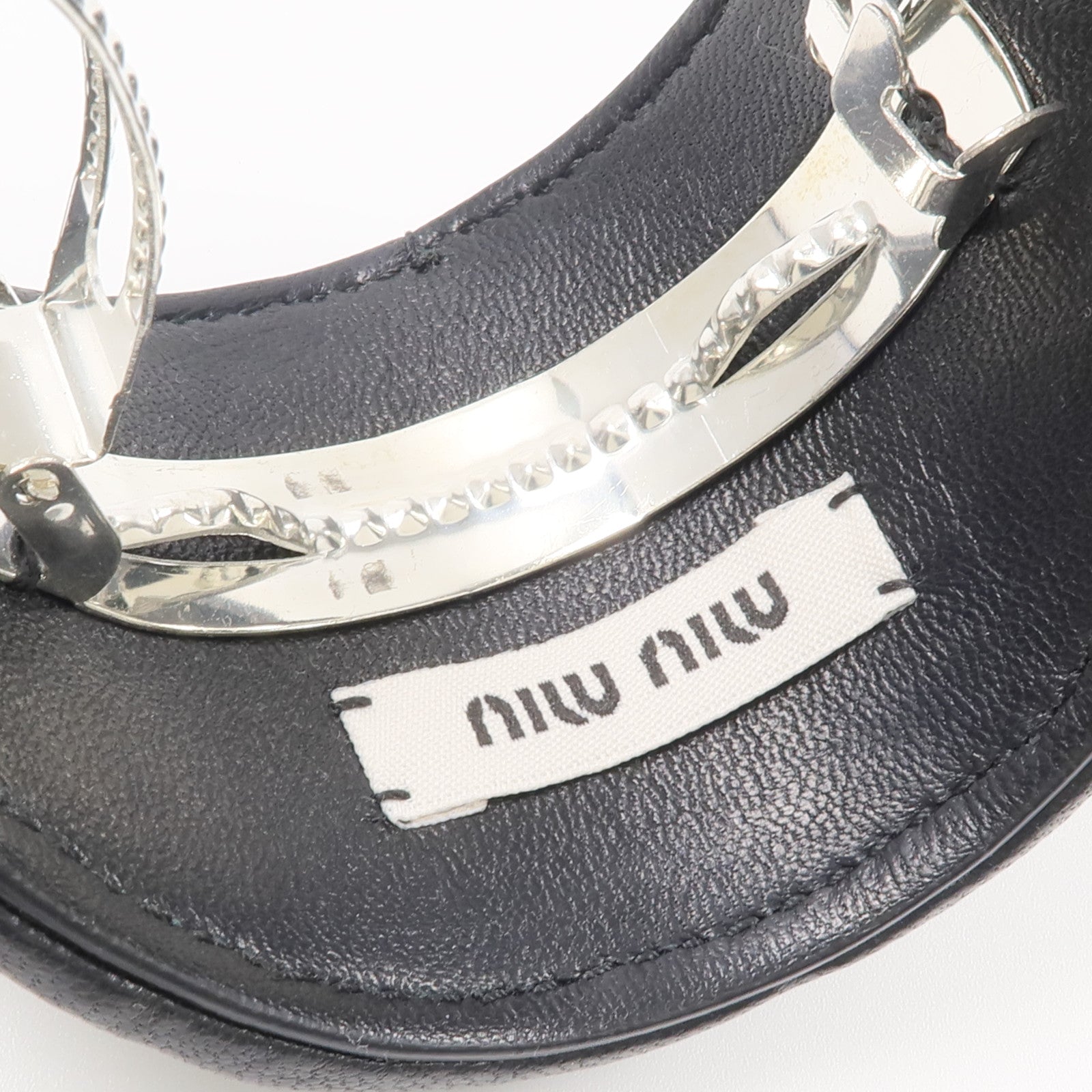 Miu Miu 【激減優惠】羊皮皮革Hair Clip髮夾