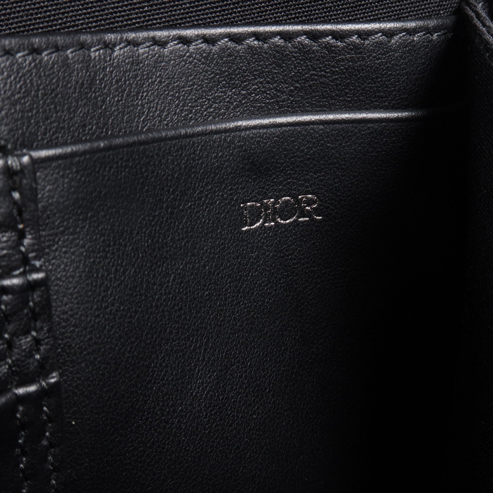 Dior 帆布Oblique Zipped Pouch肩背袋