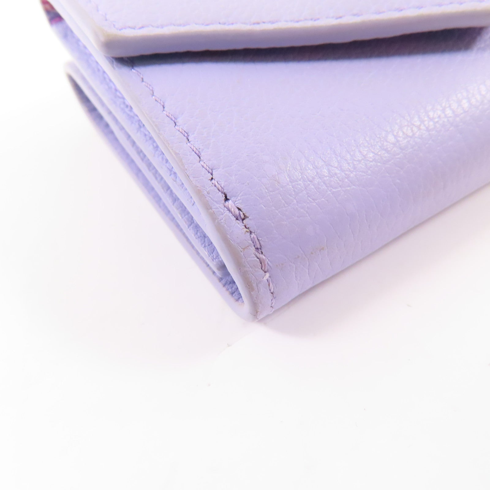 LOUIS VUITTON 【激減優惠】牛皮皮革Lockmini Wallet銀扣錢包