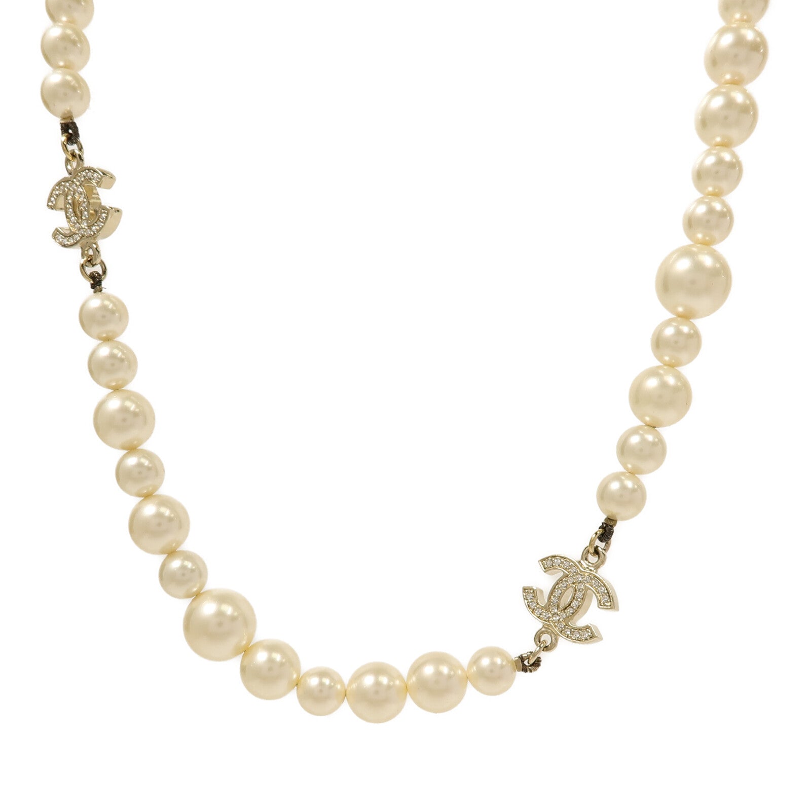 CHANEL 金屬/PVC Necklace項鍊