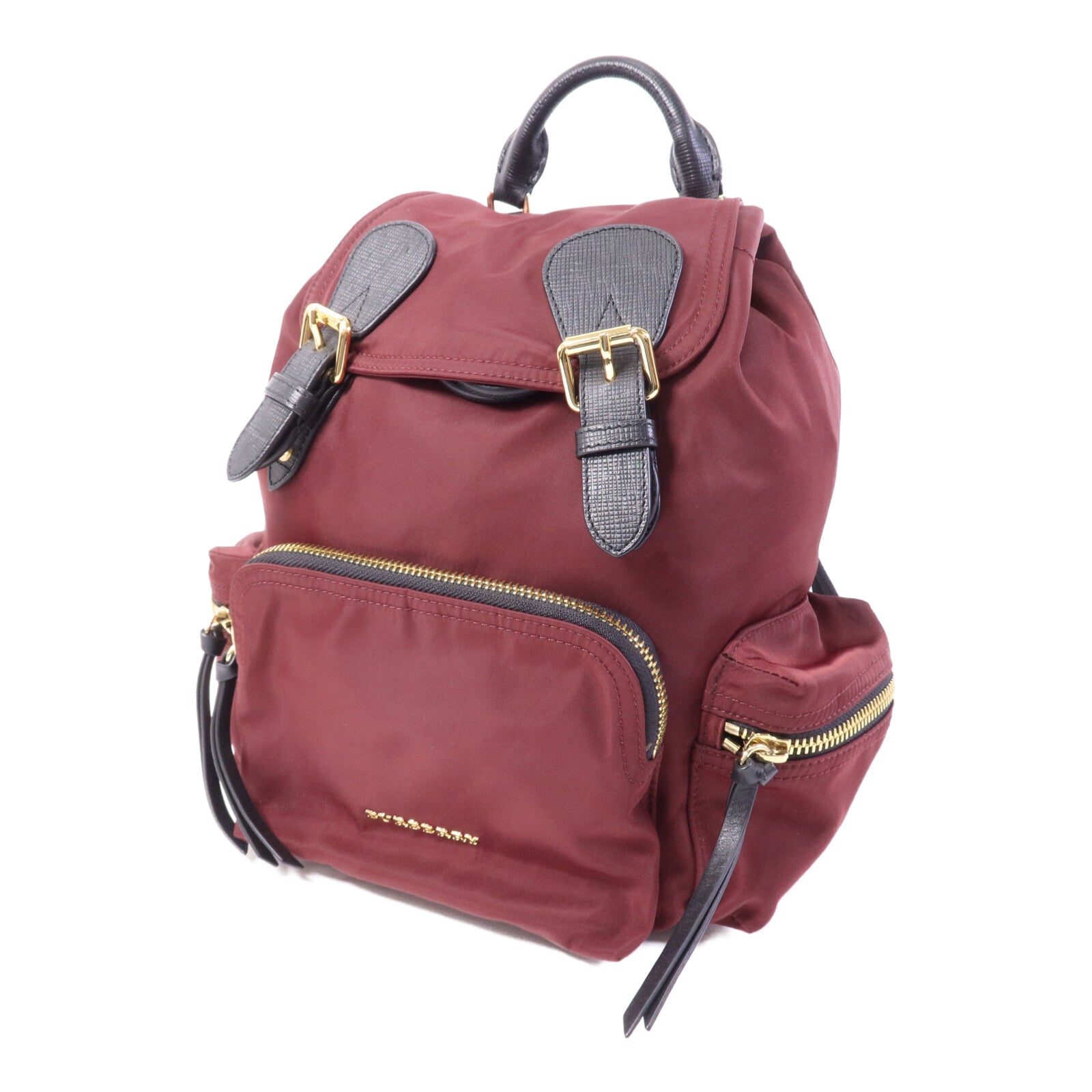BURBERRY 尼龍Backpack金扣背包
