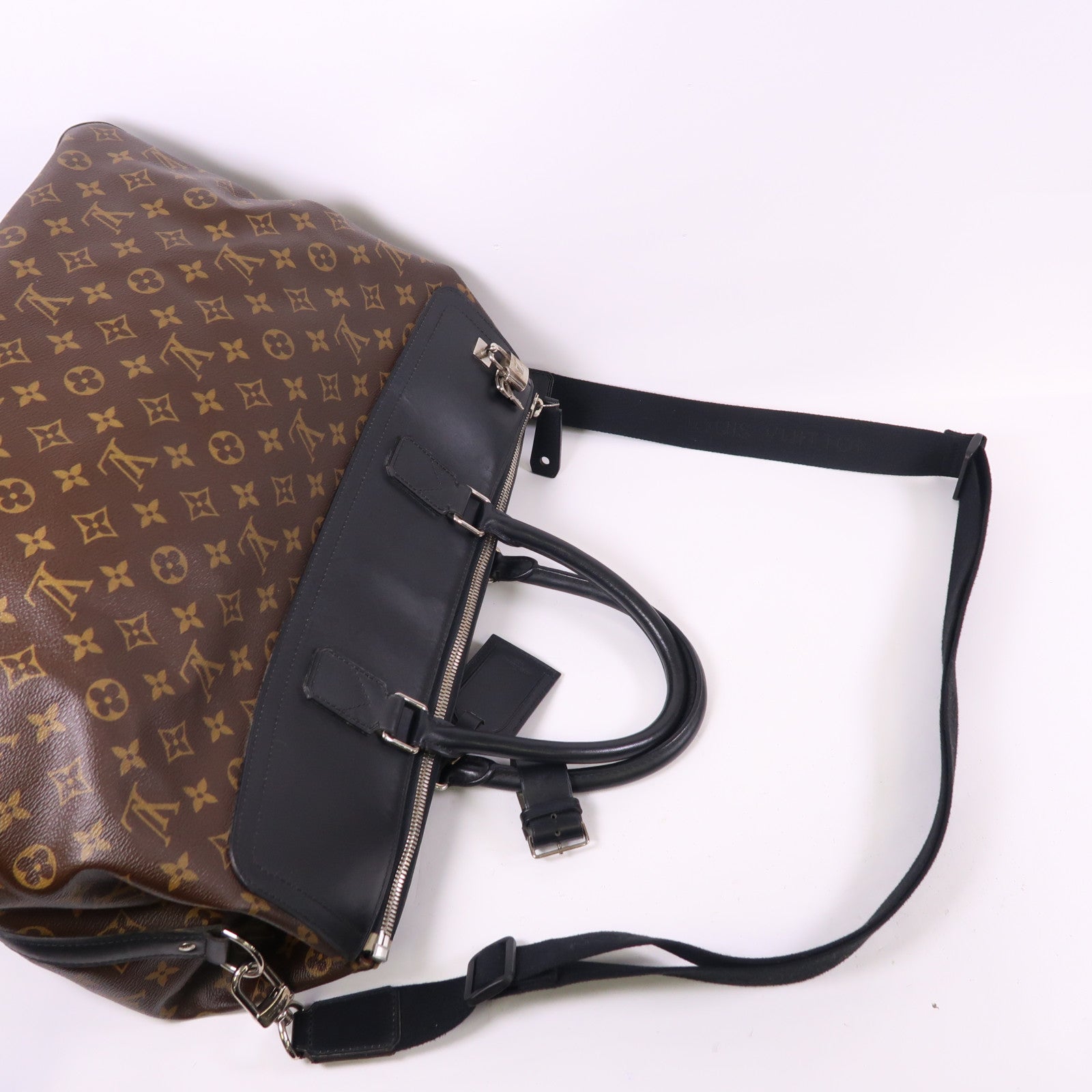 LOUIS VUITTON Monogram Greenwich銀扣手挽肩背兩用袋