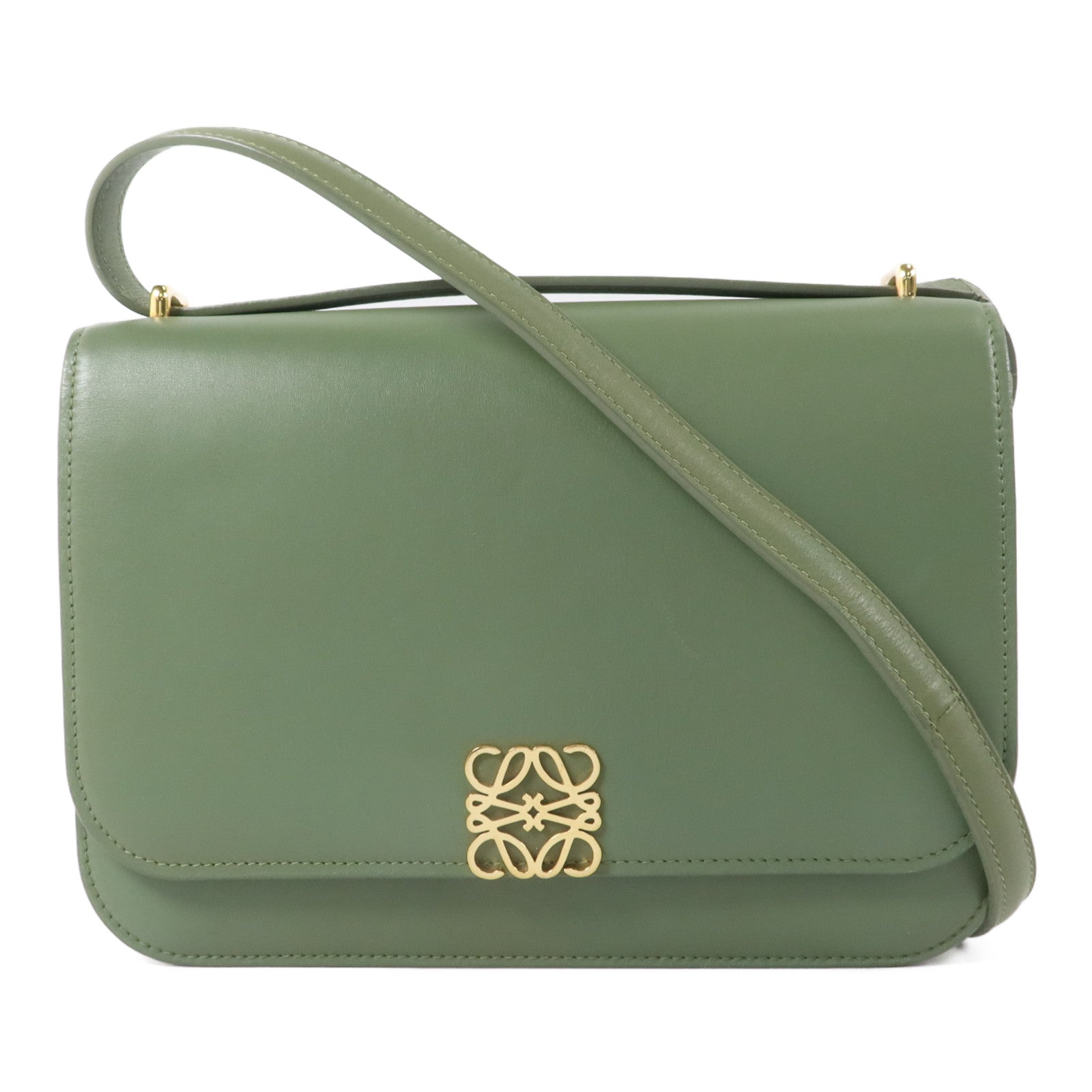 LOEWE 牛皮皮革Goya Medium肩背袋