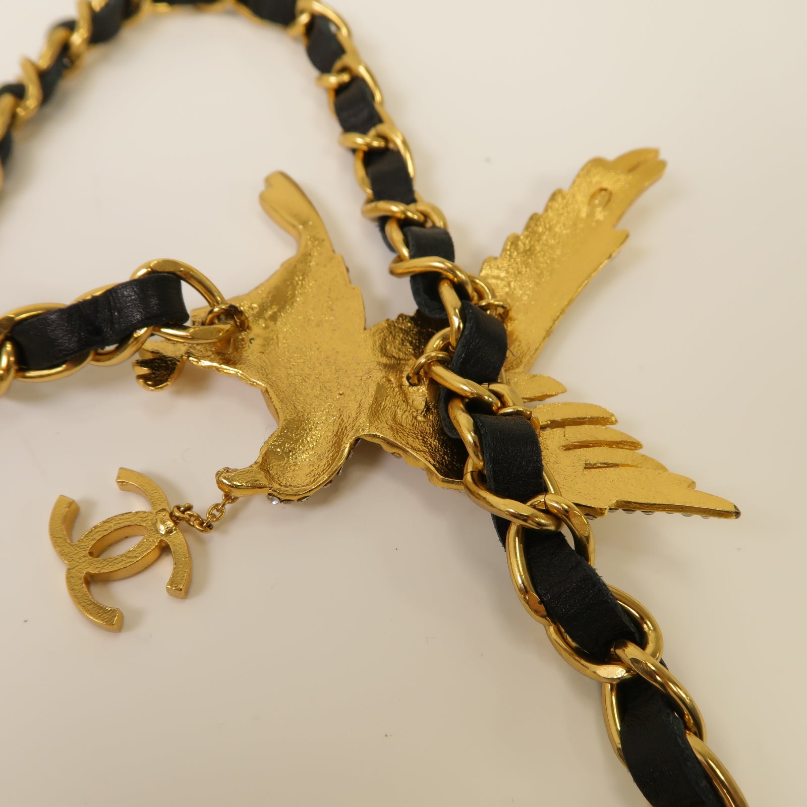 CHANEL 金屬Chain Belt腰帶黒色/金色