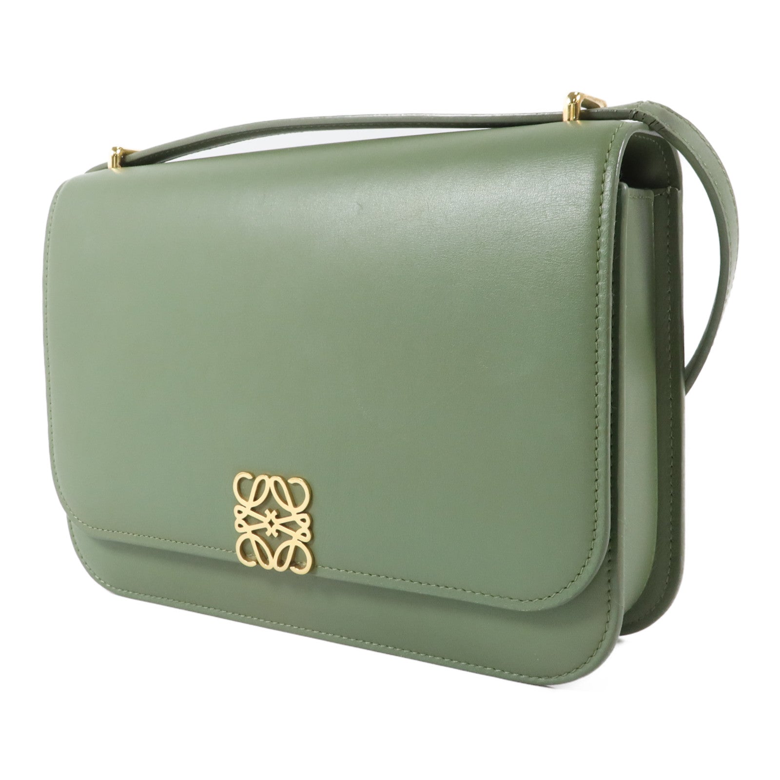 LOEWE 牛皮皮革Goya Medium肩背袋