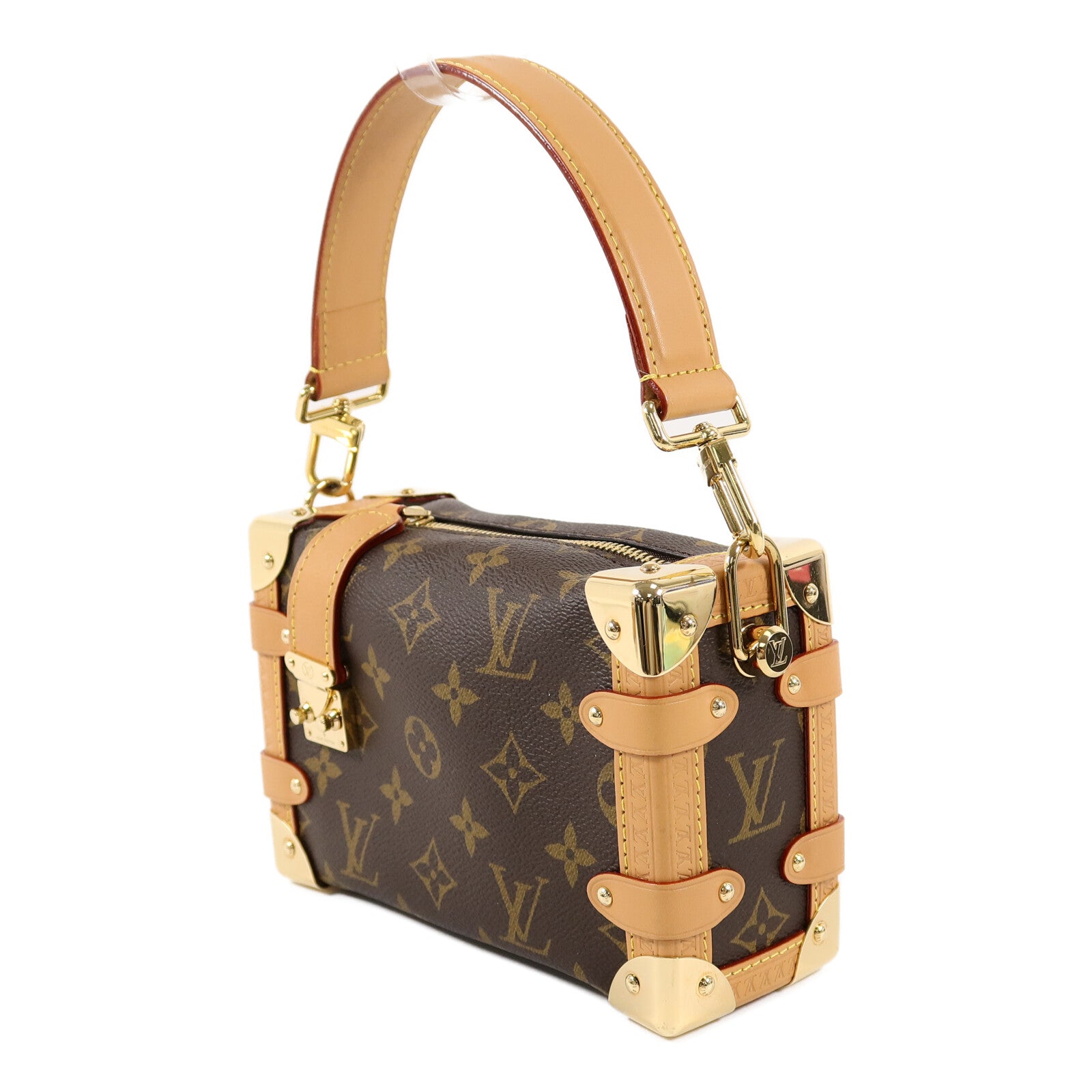 LOUIS VUITTON Monogram Side Trunk PM手挽肩背兩用袋