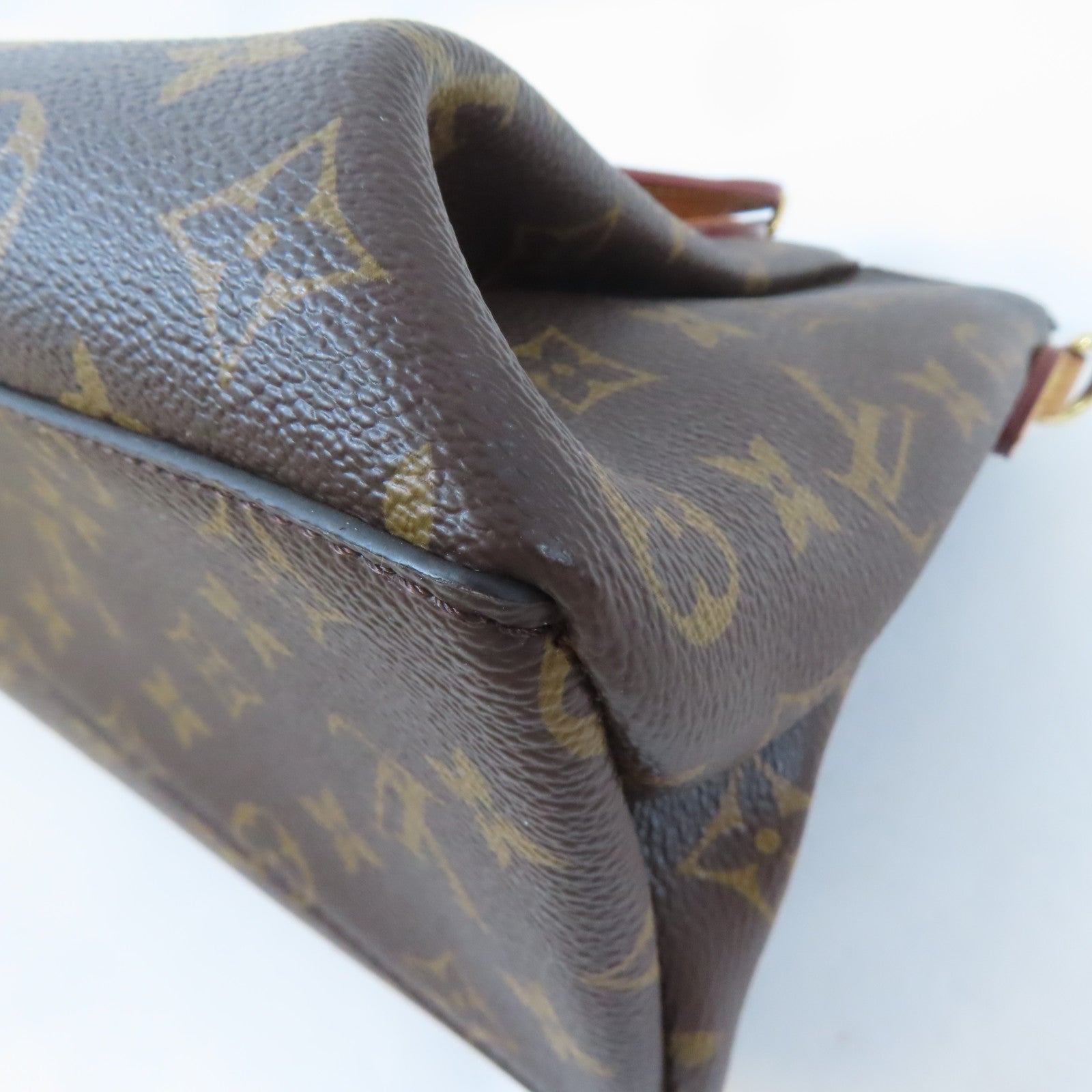 LOUIS VUITTON 【激減優惠】Monogram Rivoli PM金扣手挽肩背兩用袋棕色