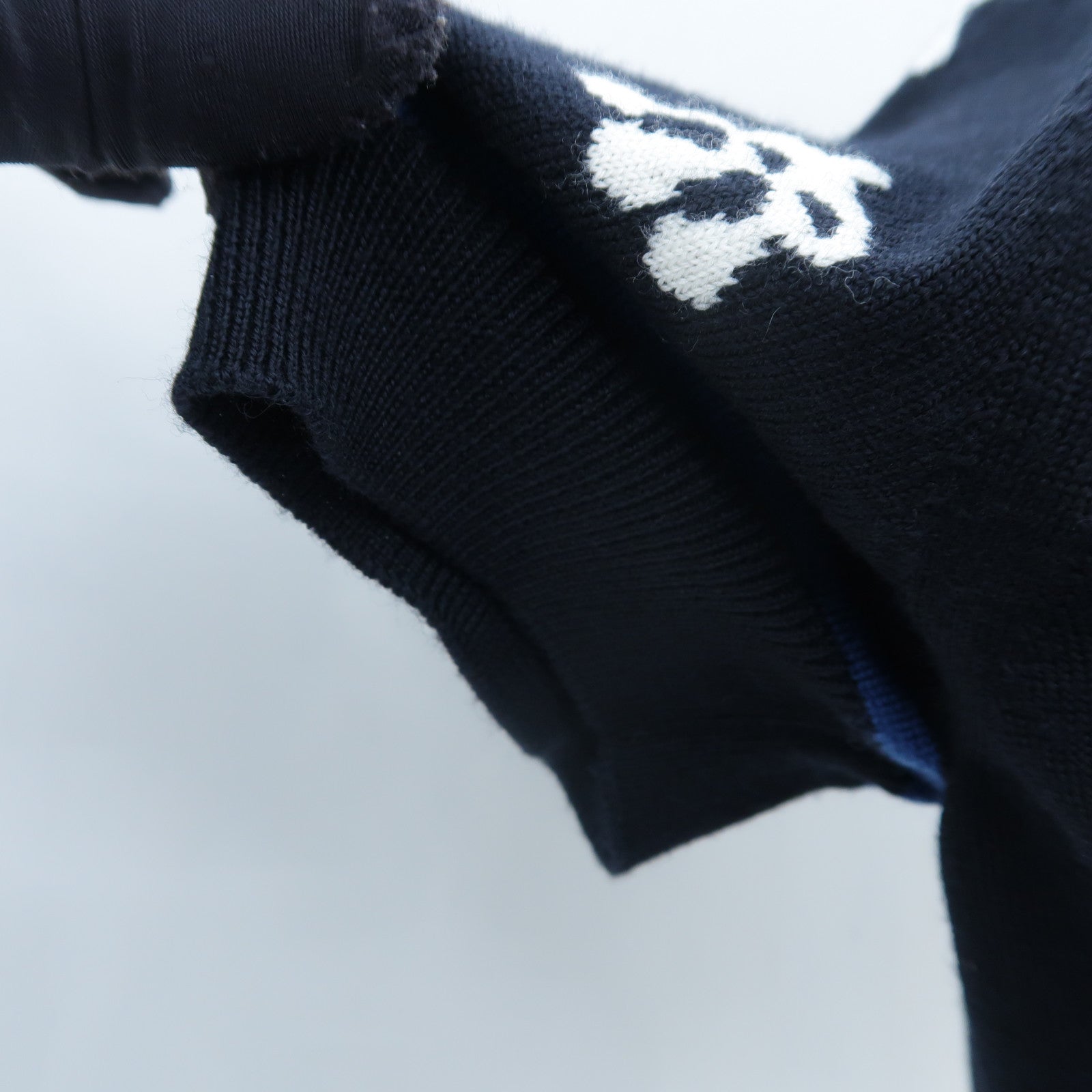 HERMES Wool Mors a Jouets Chemise Sweater針織