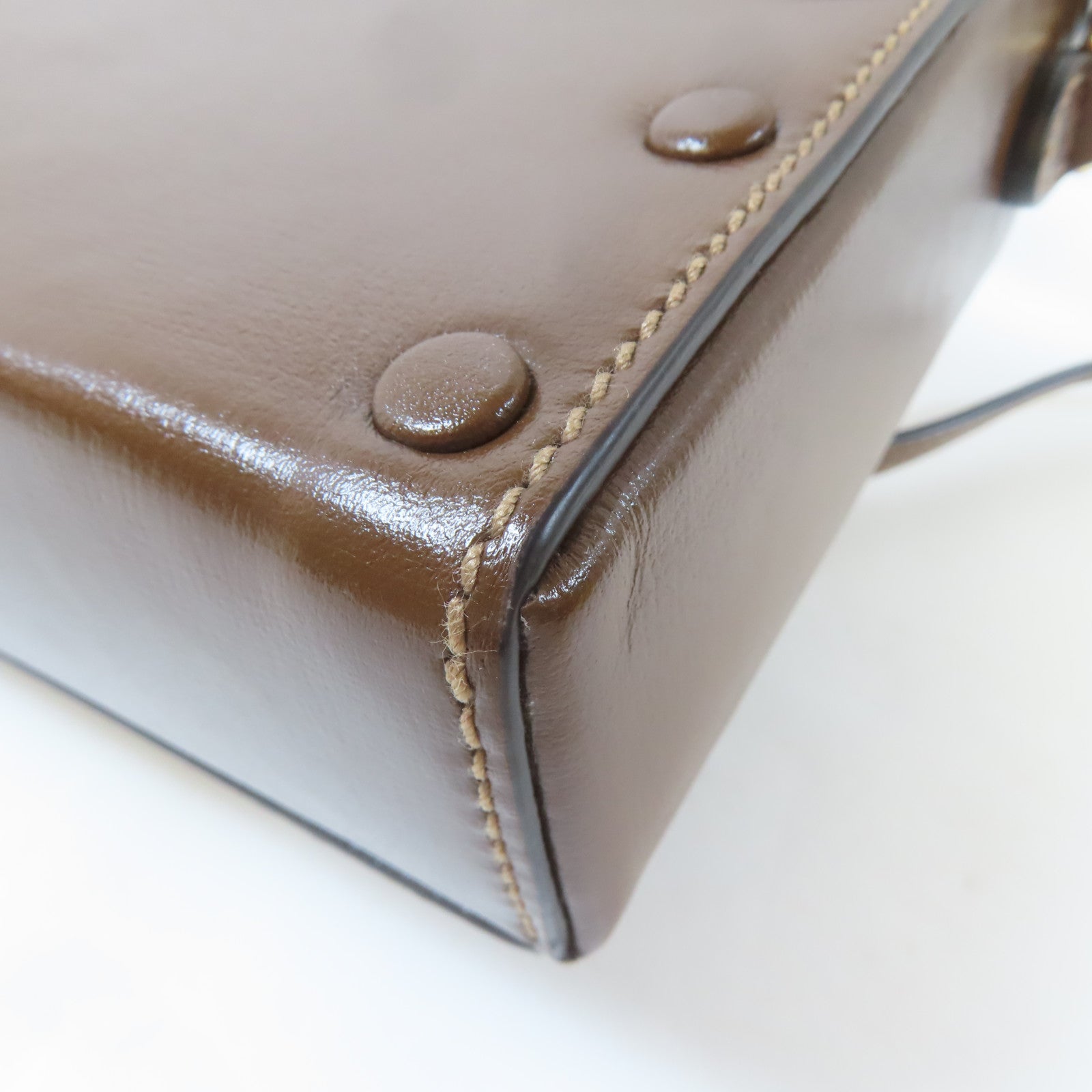GUCCI 【激減優惠】塗層帆布Valentines's Day Mini Shoulder Bag金扣肩背袋啡色