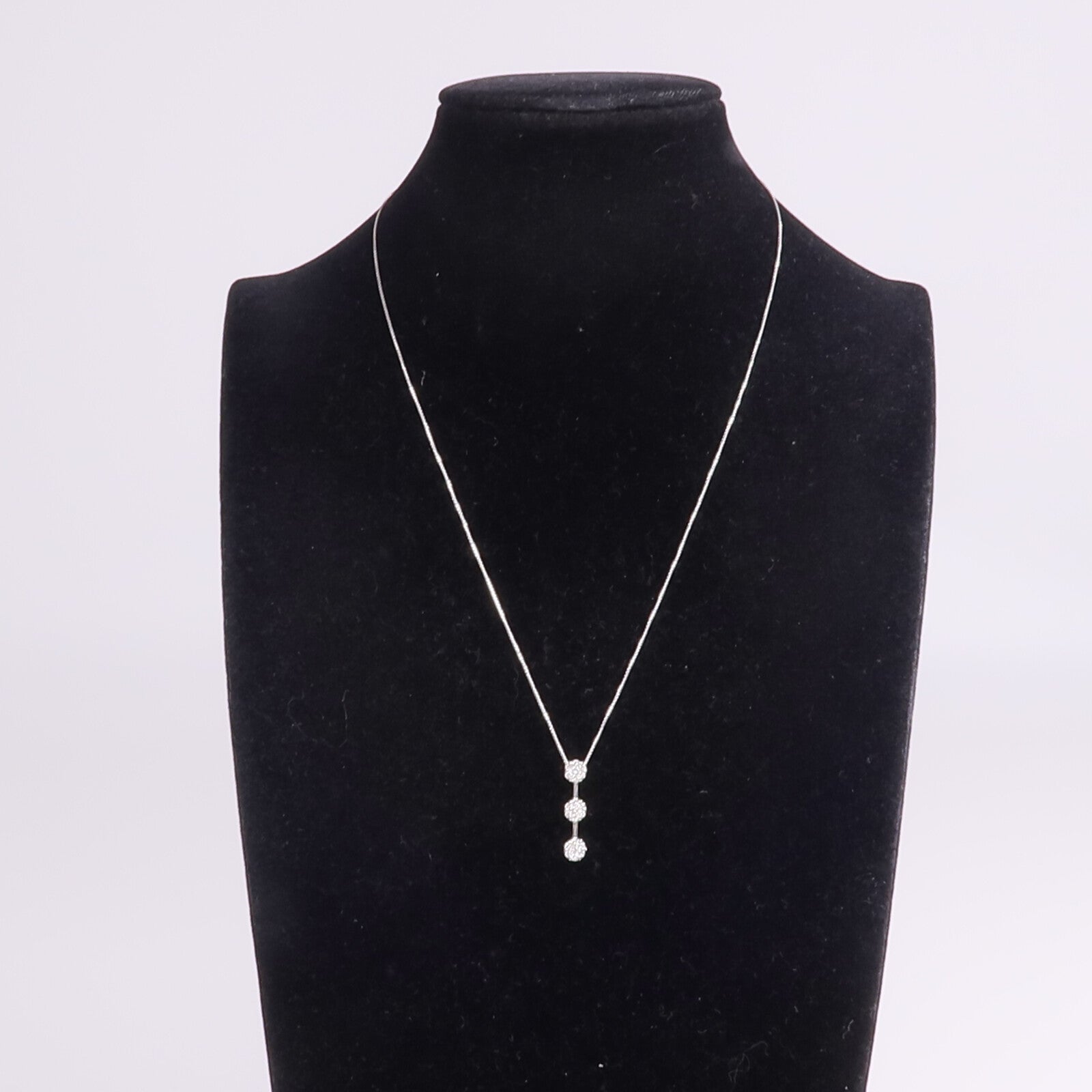 JEWELRY 【激減優惠】18K白金Diamond Necklace鑽石項鍊