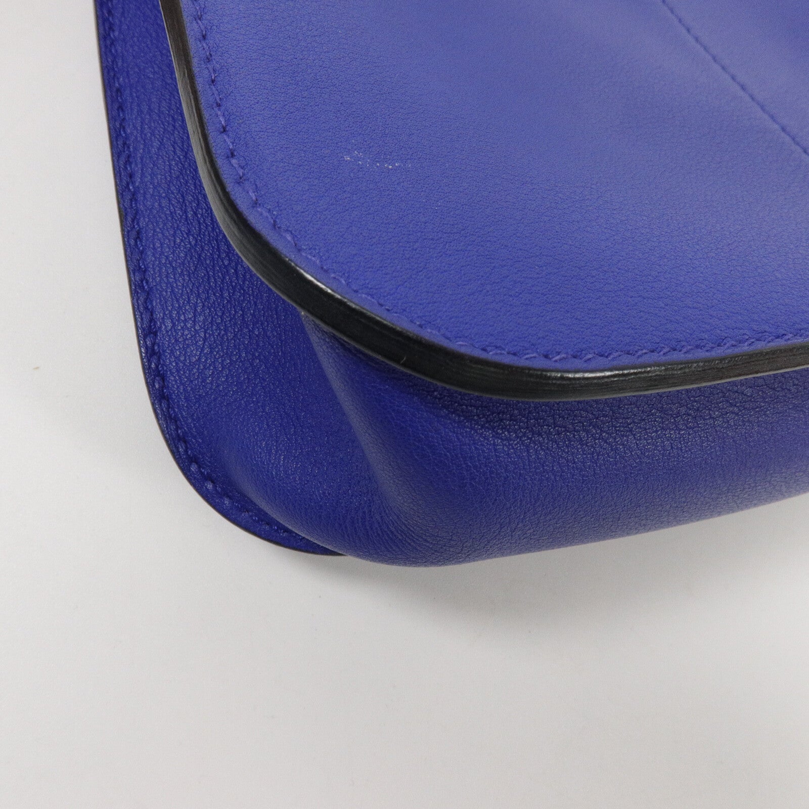HERMES Swift皮革Mini Halzan手挽肩背兩用袋Electric Blue