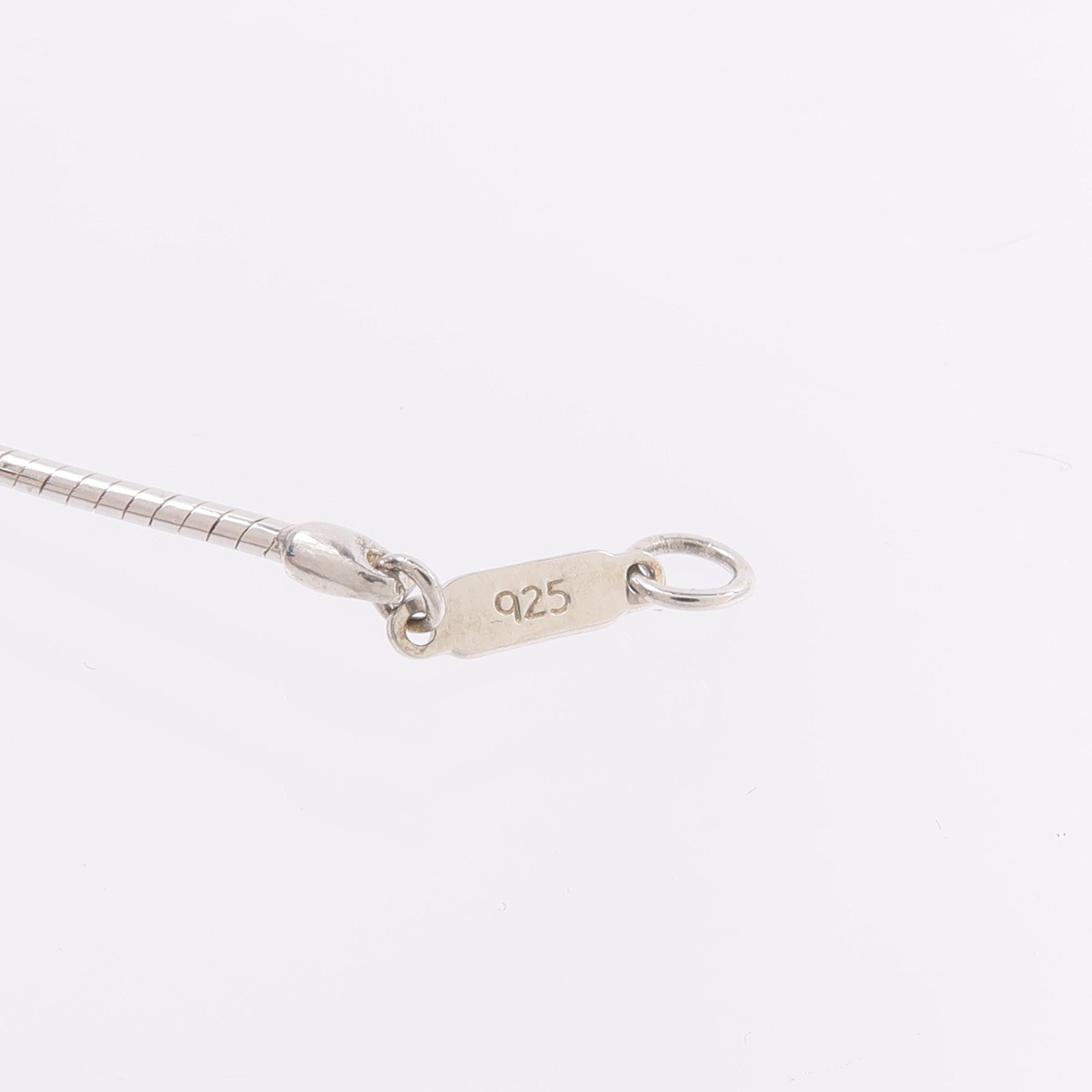 TIFFANY＆CO 925純銀Pierced Heart Wire Necklace項鍊