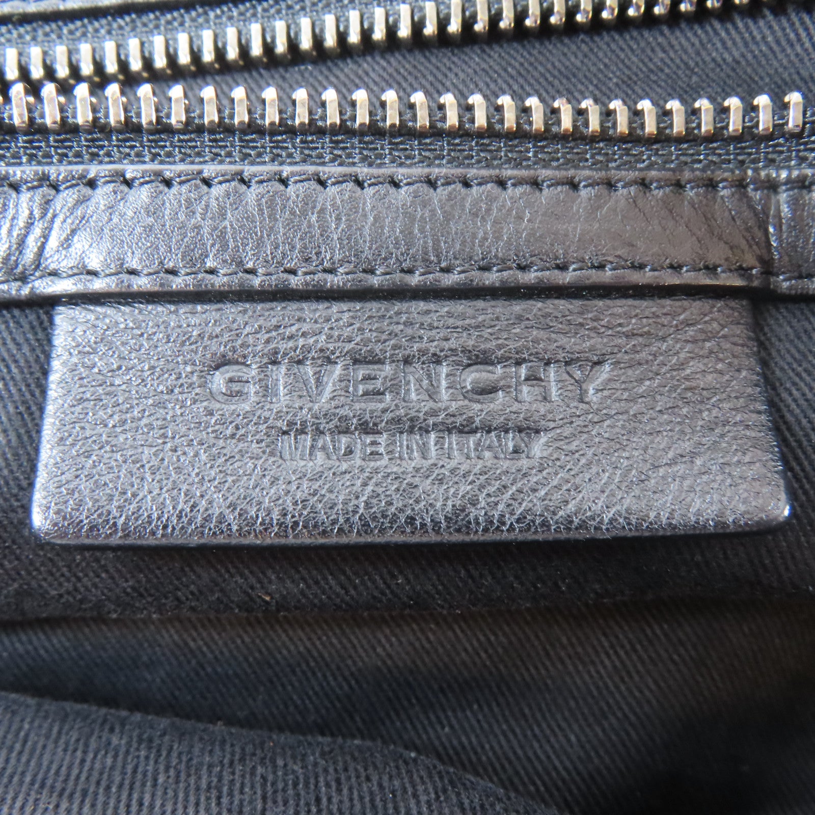 GIVENCHY 皮革Pandora Bag金扣手挽肩背兩用袋橙色