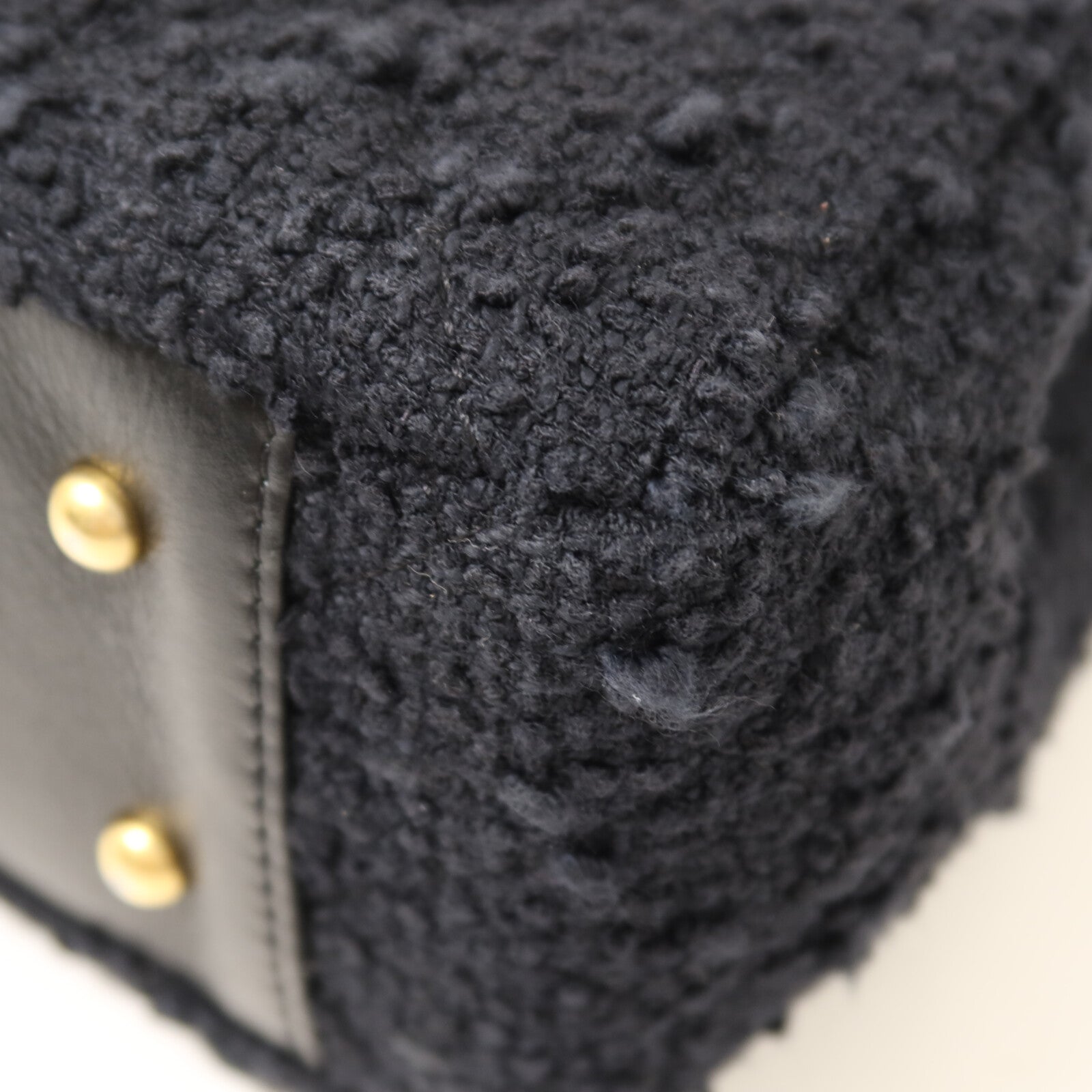 CHANEL 羊皮皮革/Tweed Chain Shoulder Bag鏈帶手挽肩背兩用袋