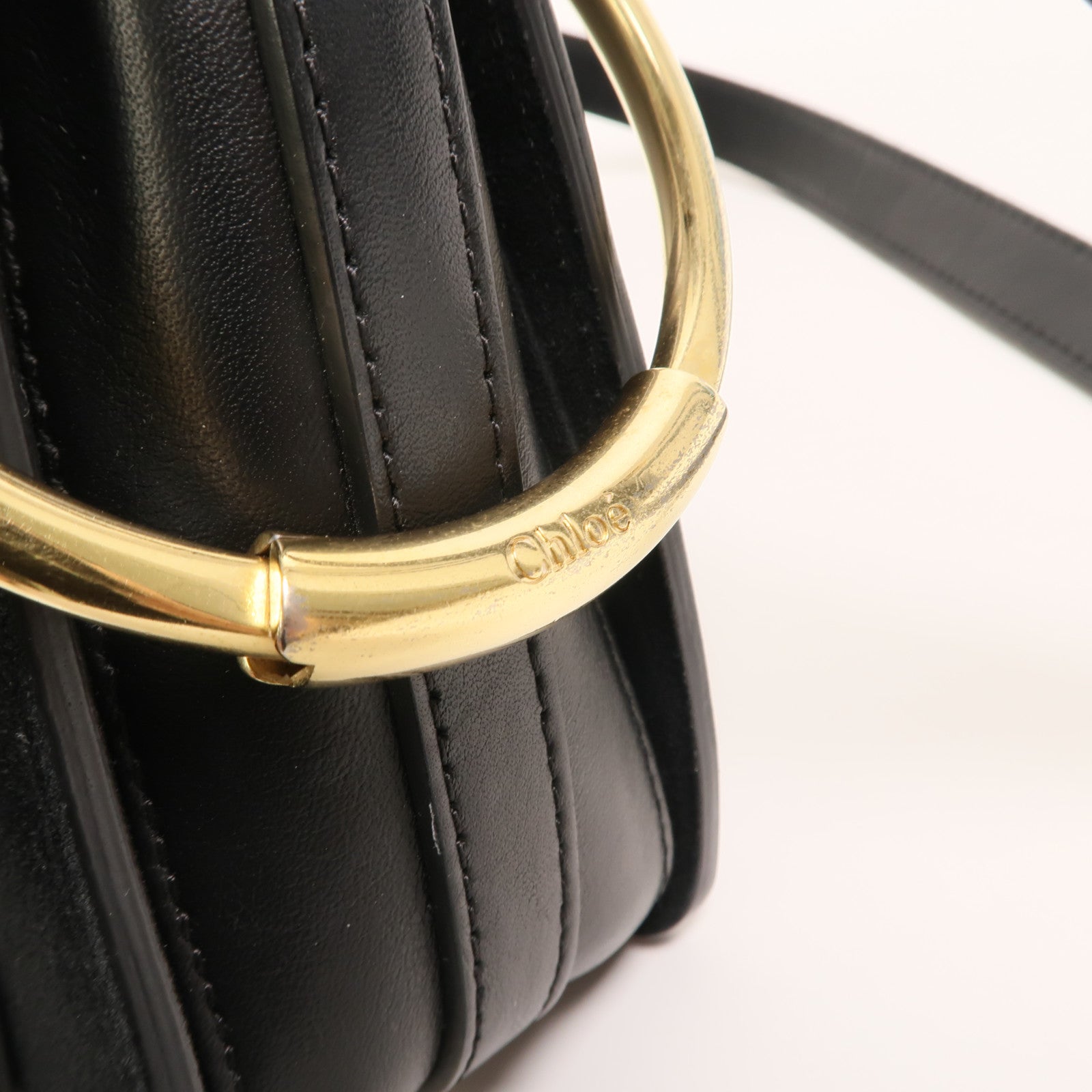 Chloe 麂皮/牛皮皮革Roy Satchel Bag手挽肩背兩用袋