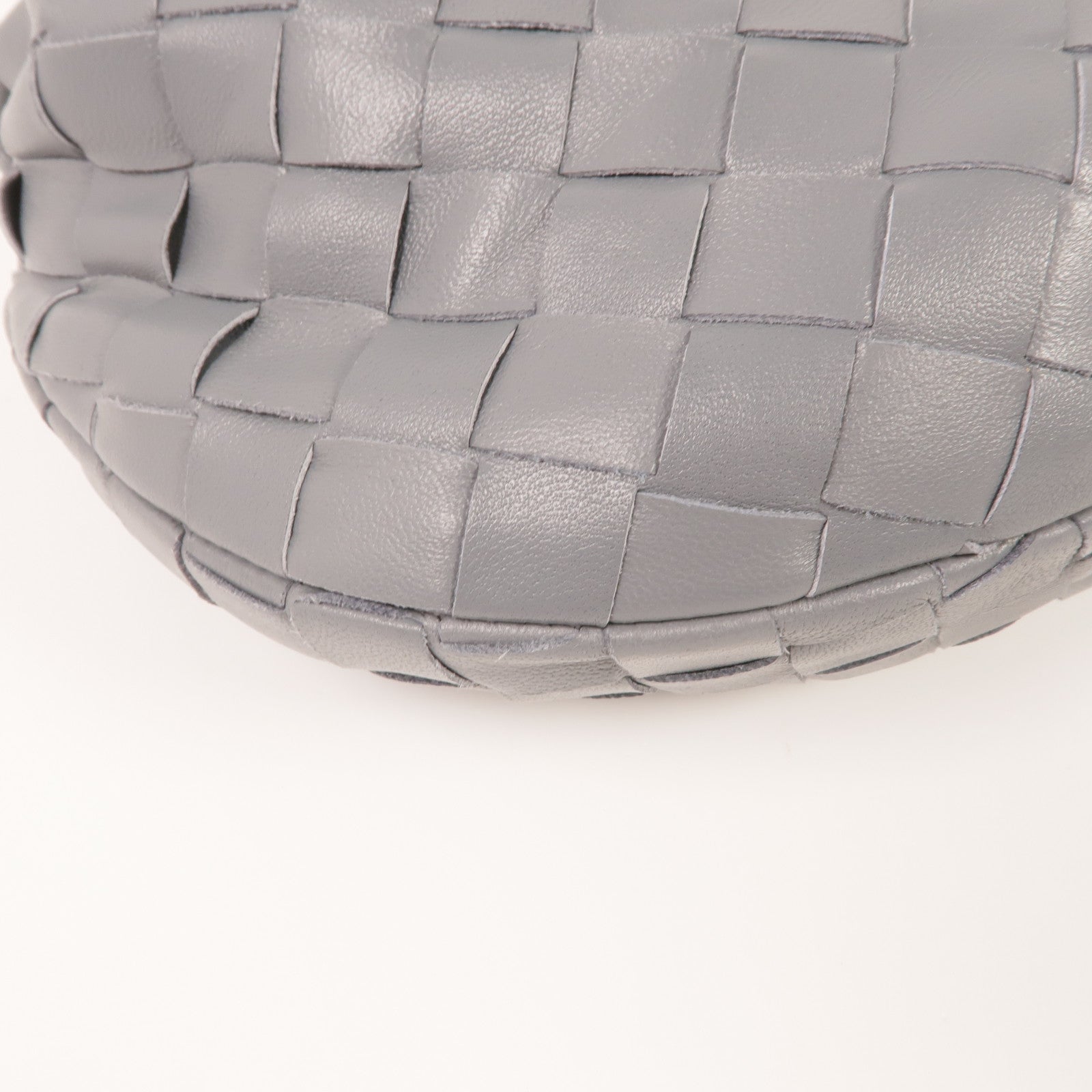 BOTTEGA VENETA 織紋皮革Mini Jodi金扣手挽袋