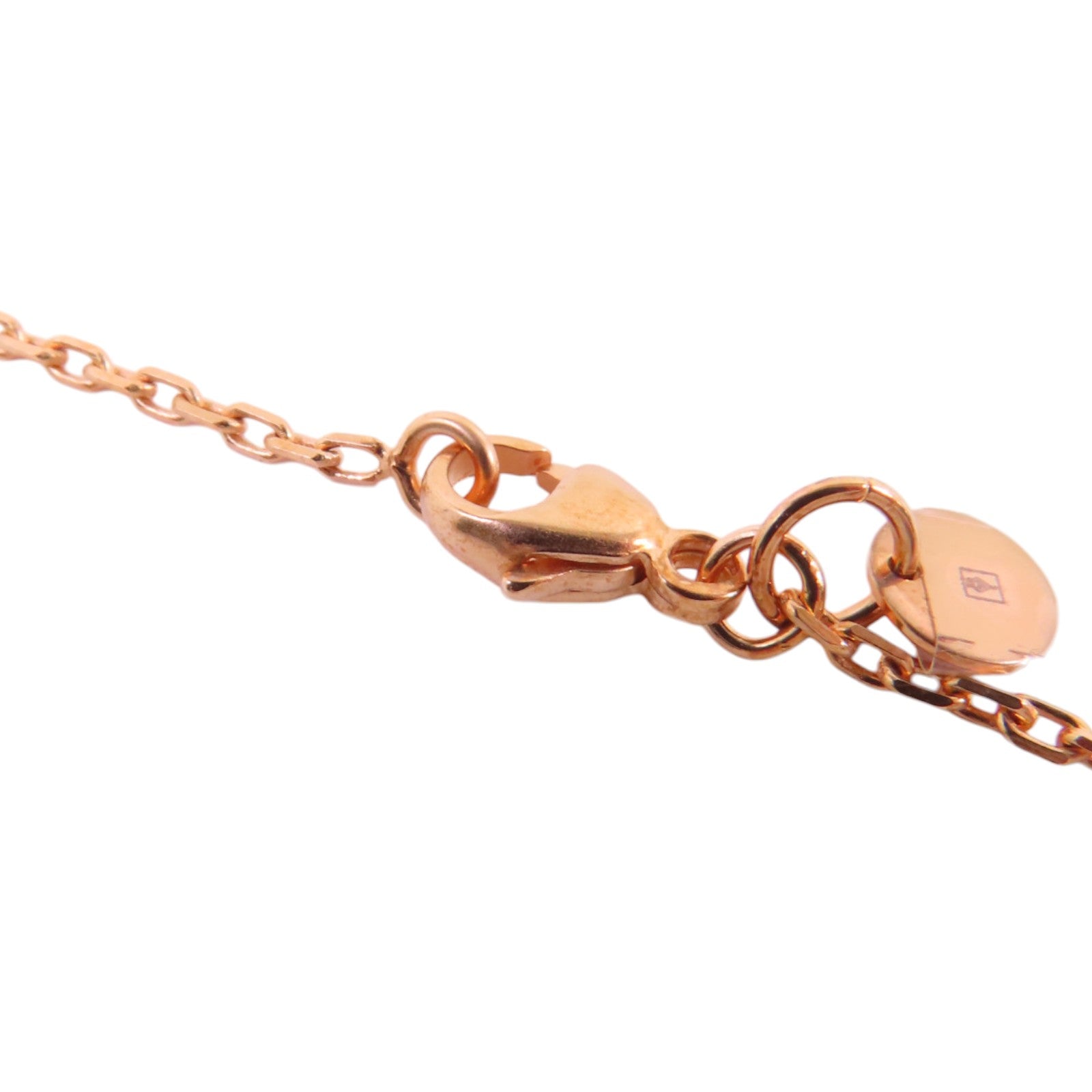 HERMES 金屬/皮革As De Coeur Pendant Necklace金扣項鏈