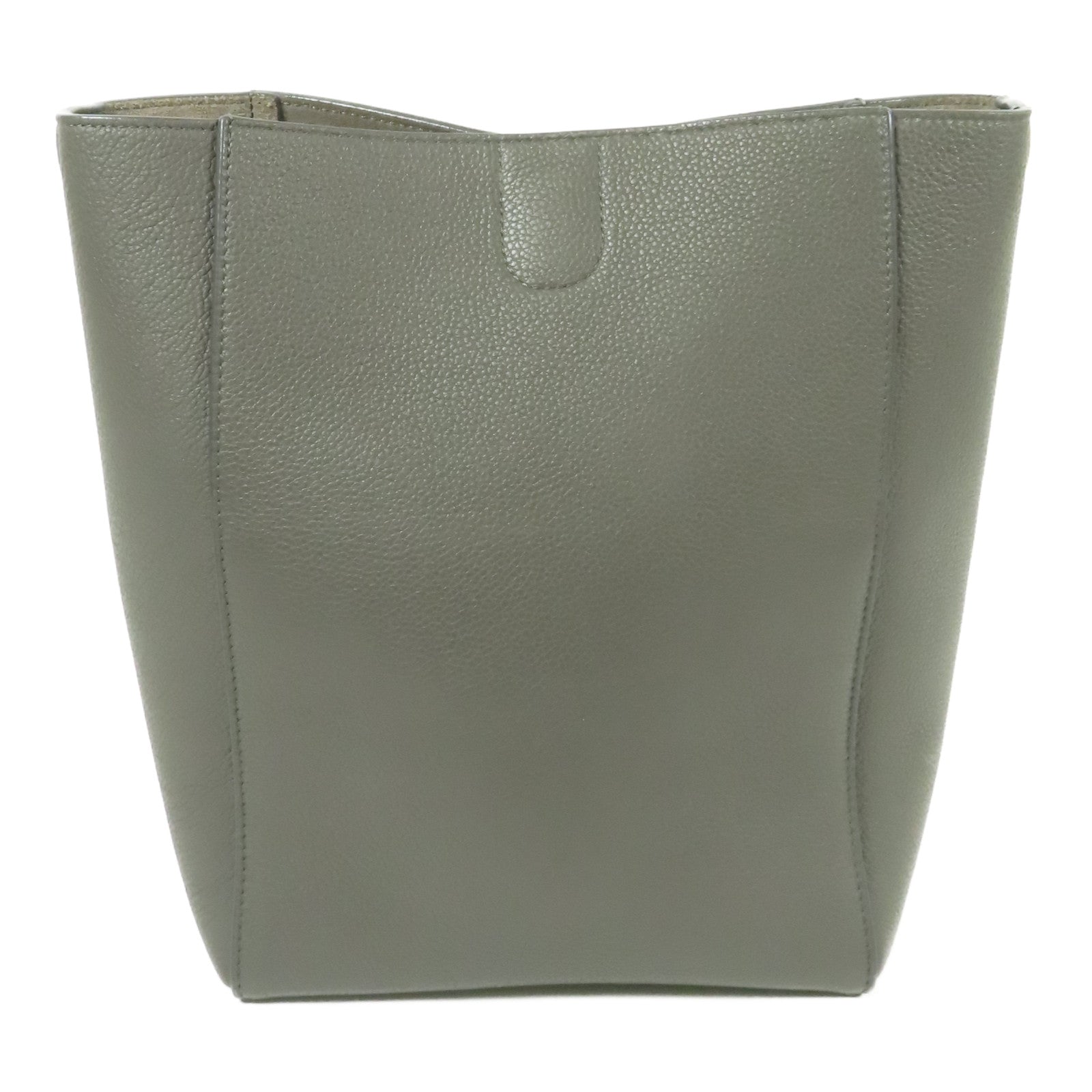 CELINE 牛皮皮革Sangle Bucket金扣肩背袋