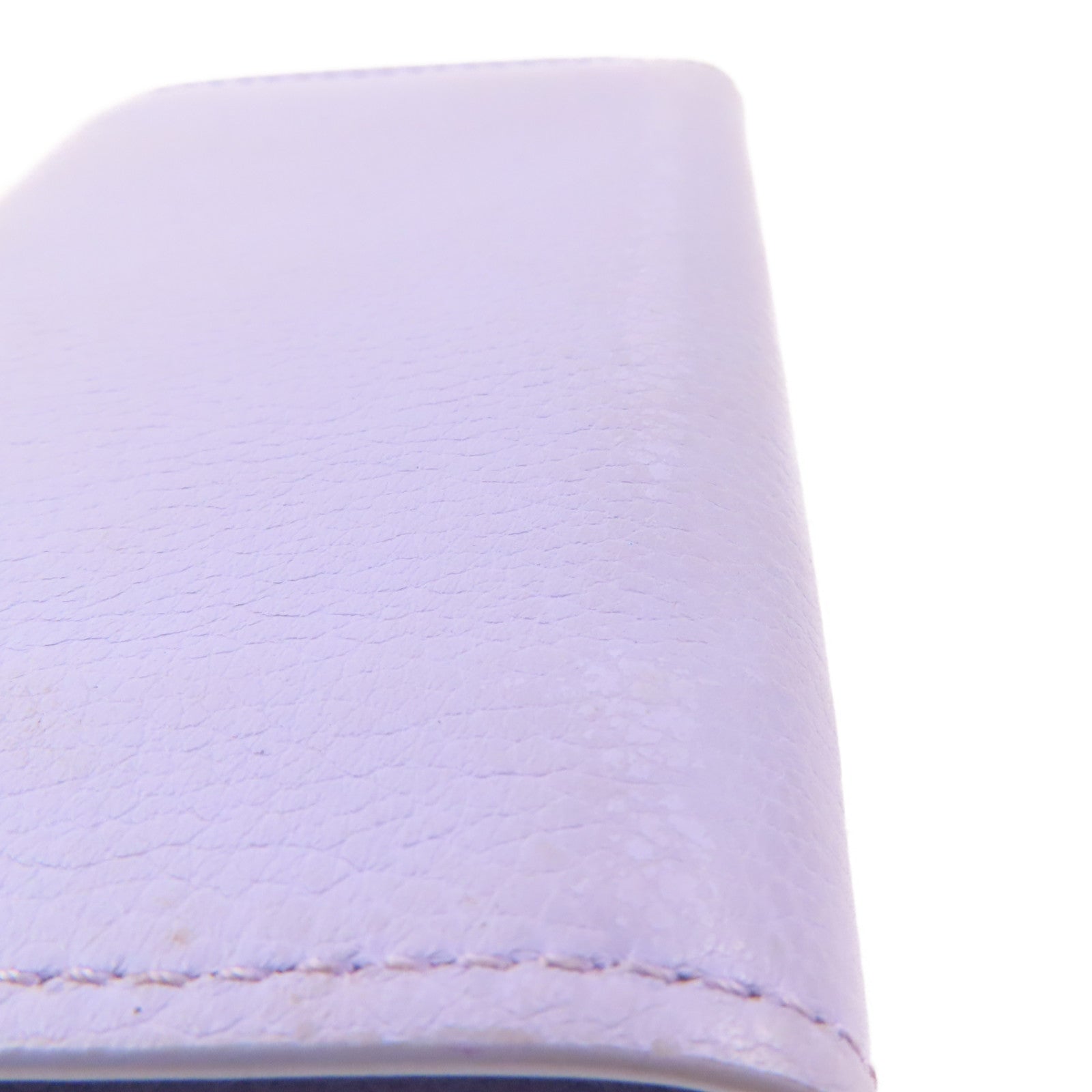 LOUIS VUITTON 牛皮皮革Lockmini Wallet銀扣錢包