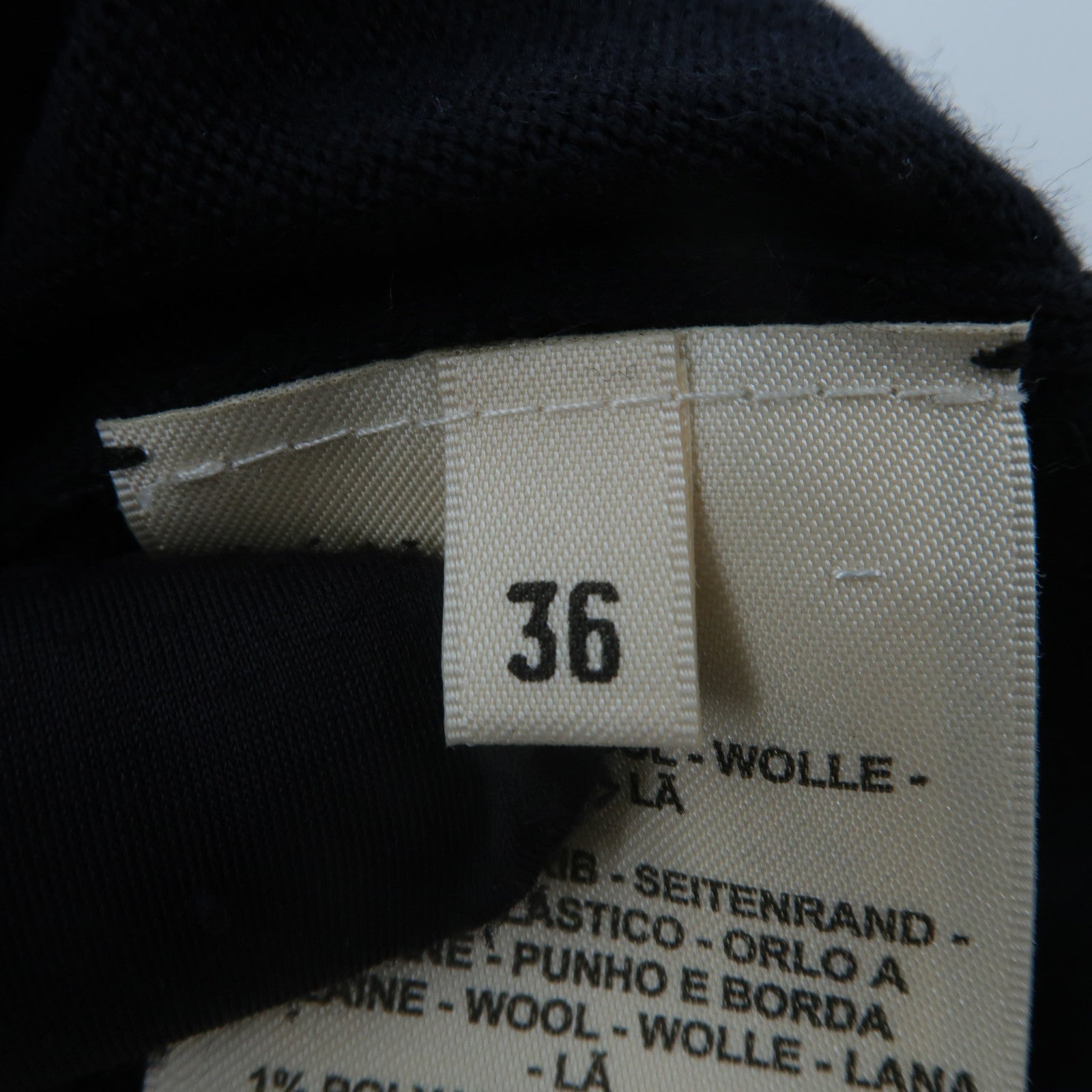 HERMES Wool Mors a Jouets Chemise Sweater針織