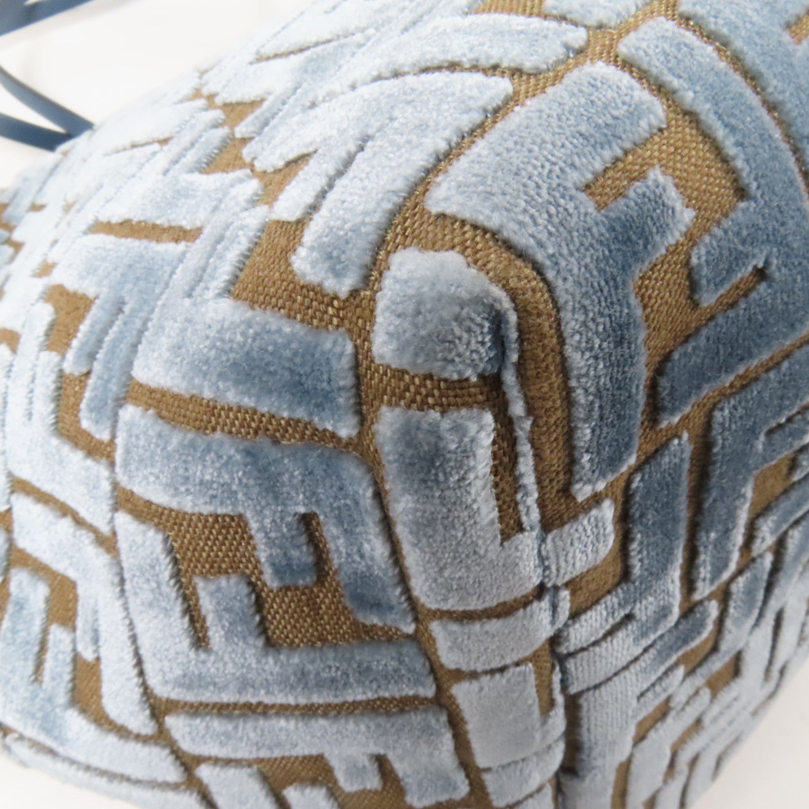 FENDI 帆布/天鵝絨Roll Large肩背袋