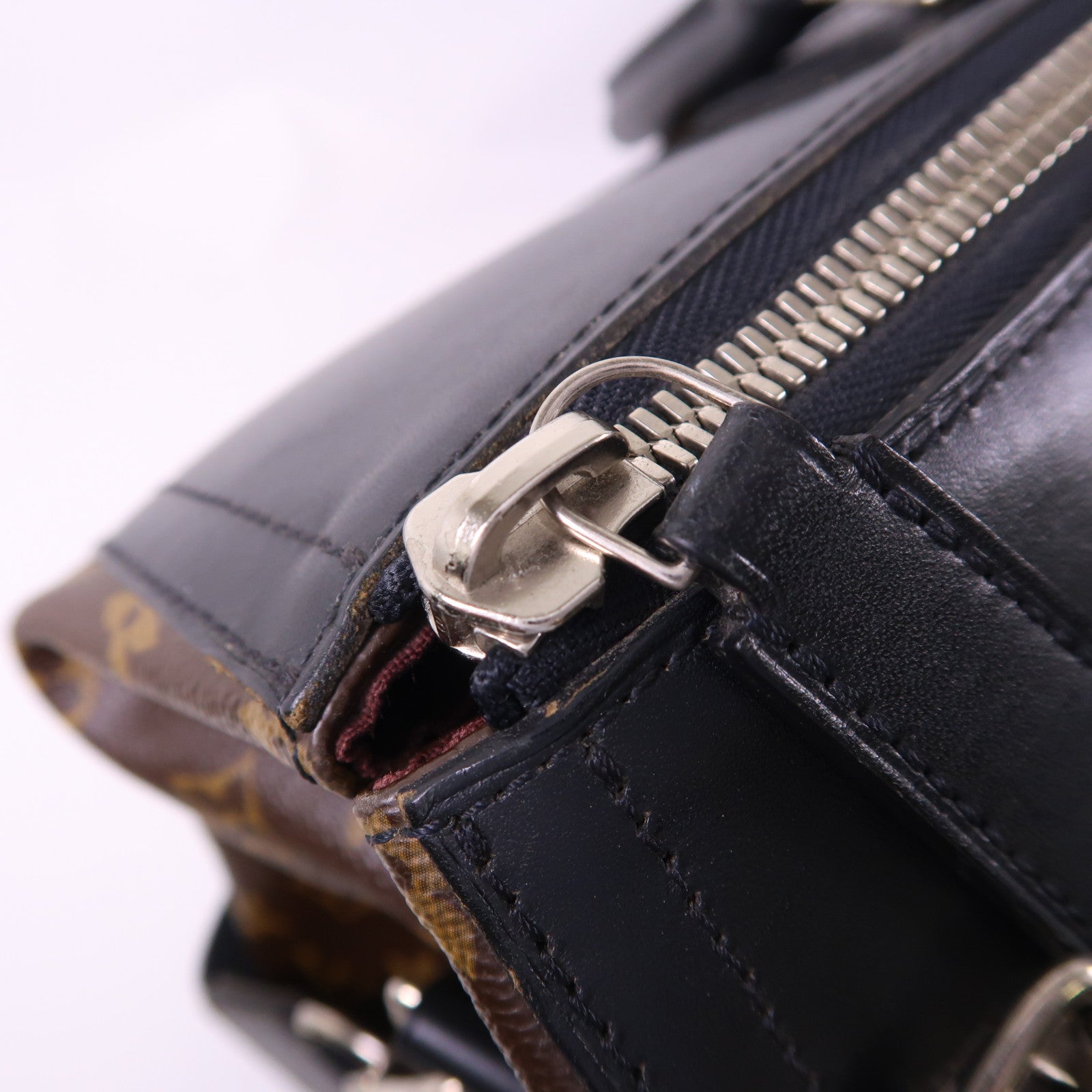 LOUIS VUITTON Monogram Greenwich銀扣手挽肩背兩用袋