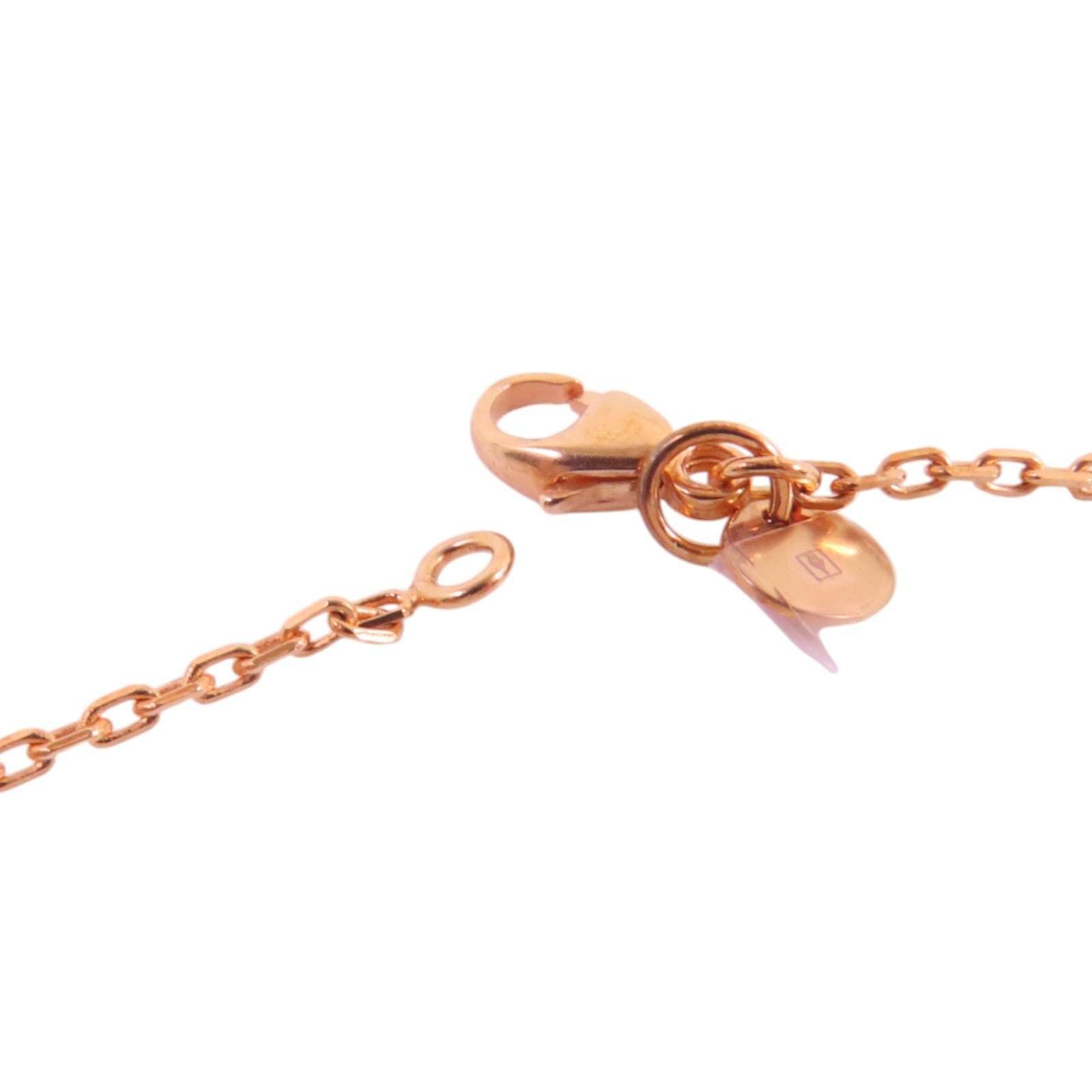 HERMES 金屬/皮革As De Coeur Pendant Necklace金扣項鏈