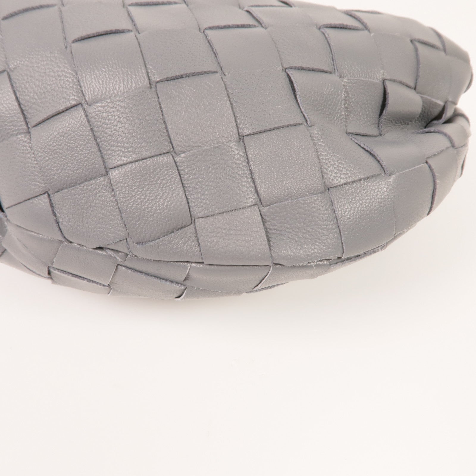 BOTTEGA VENETA 織紋皮革Mini Jodi金扣手挽袋