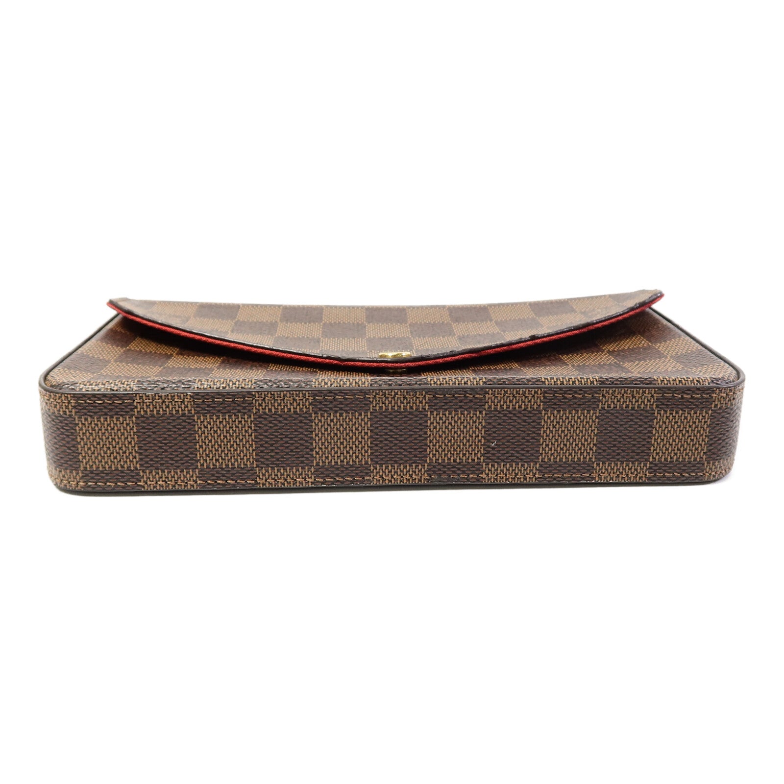 LOUIS VUITTON Damier Felice Pochette鏈帶肩背袋