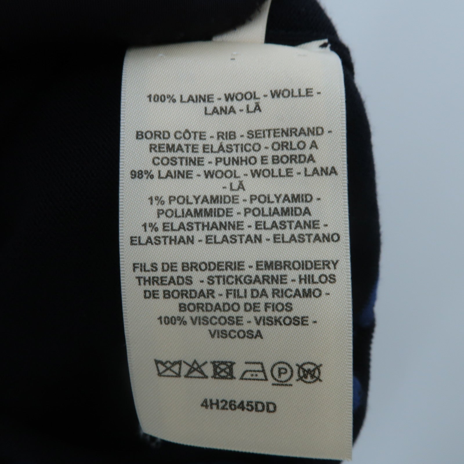 HERMES Wool Mors a Jouets Chemise Sweater針織