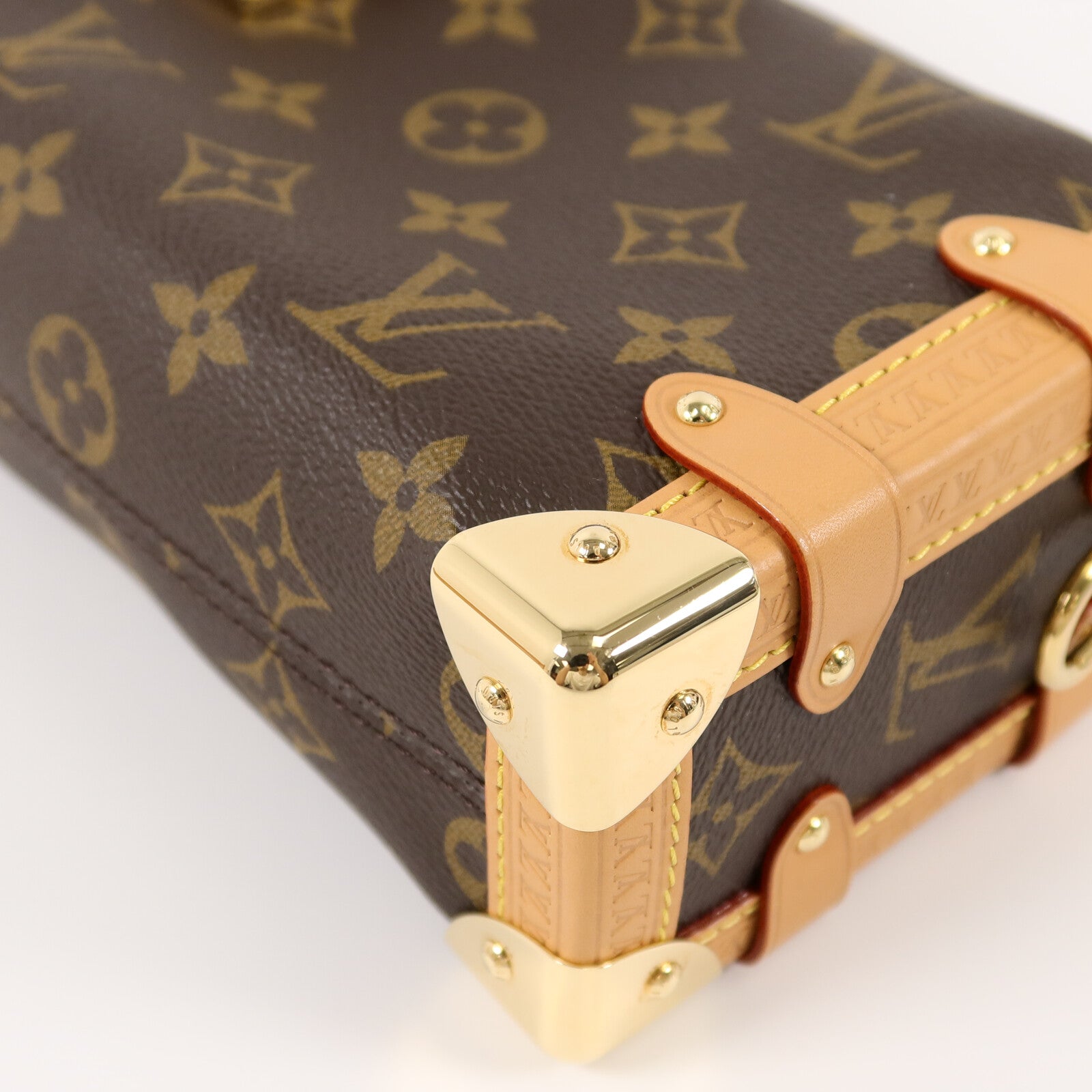 LOUIS VUITTON Monogram Side Trunk PM手挽肩背兩用袋
