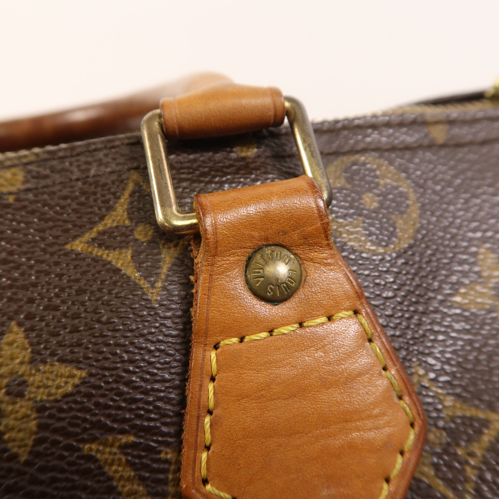 LOUIS VUITTON Monogram Speedy 30金扣手挽袋
